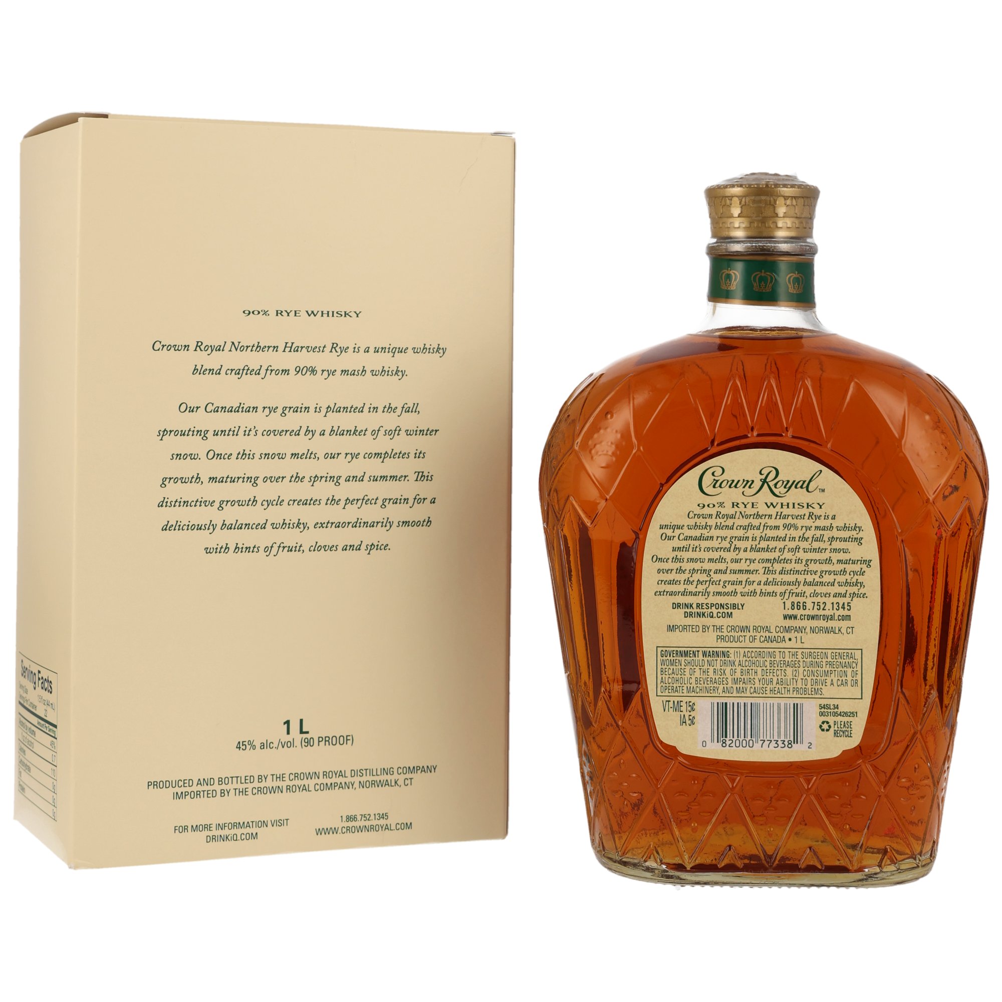 Crown Royal Northern Harvest Rye Liter