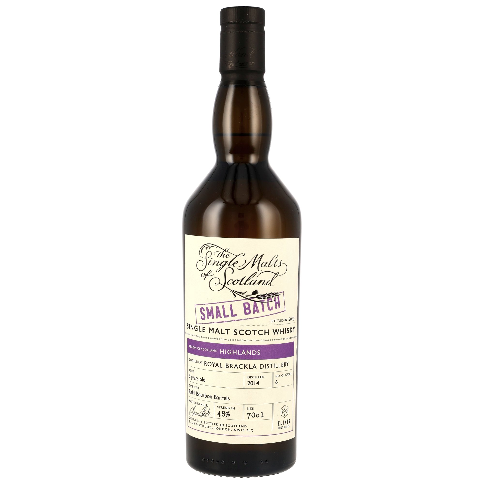 Royal Brackla 2014/2023 - 9 y.o. - Refill Bourbon Barrels - Small Batch (SMoS)