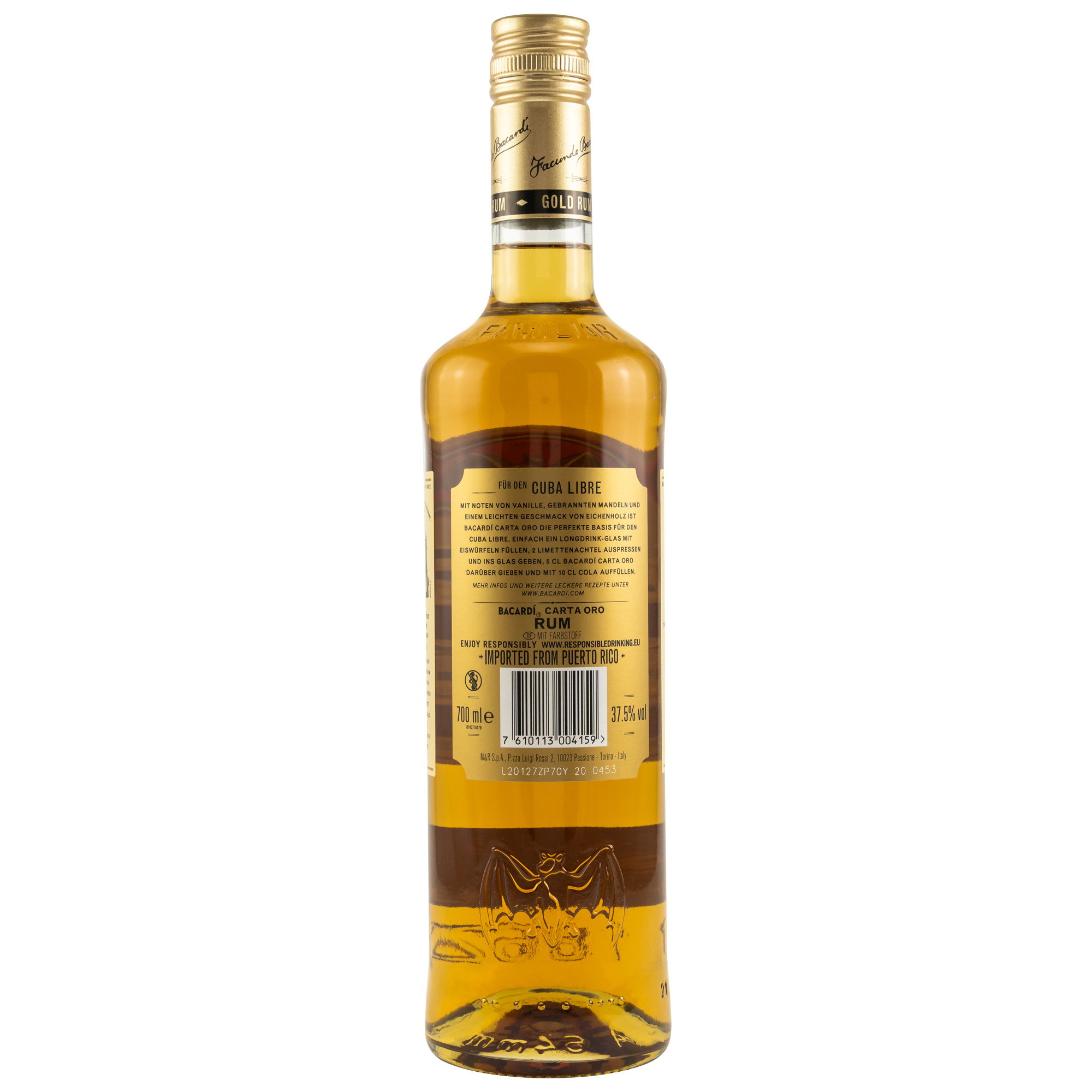 Bacardi Carta Oro Superior Gold Rum