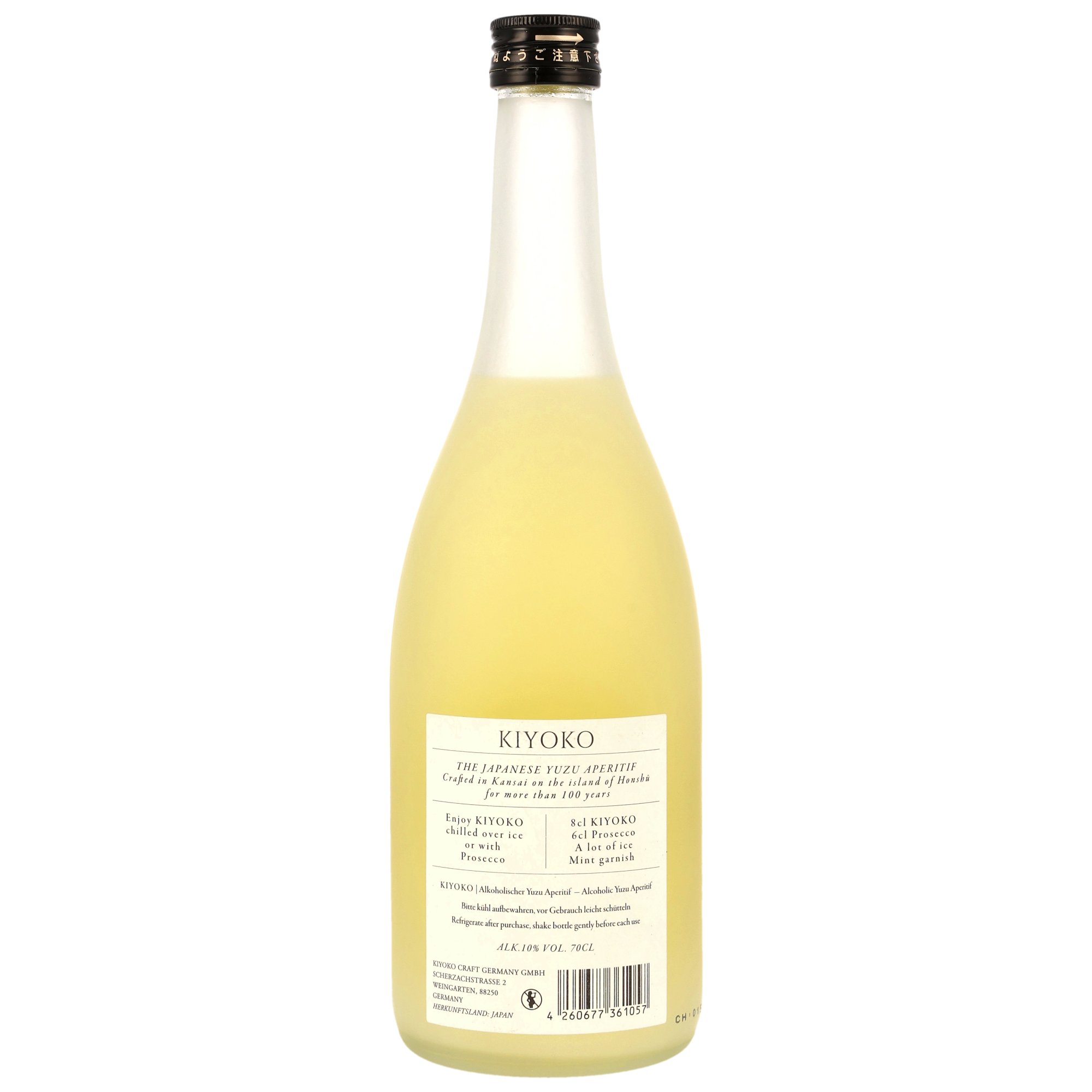 Kiyoko Yuzu Aperitif 10%