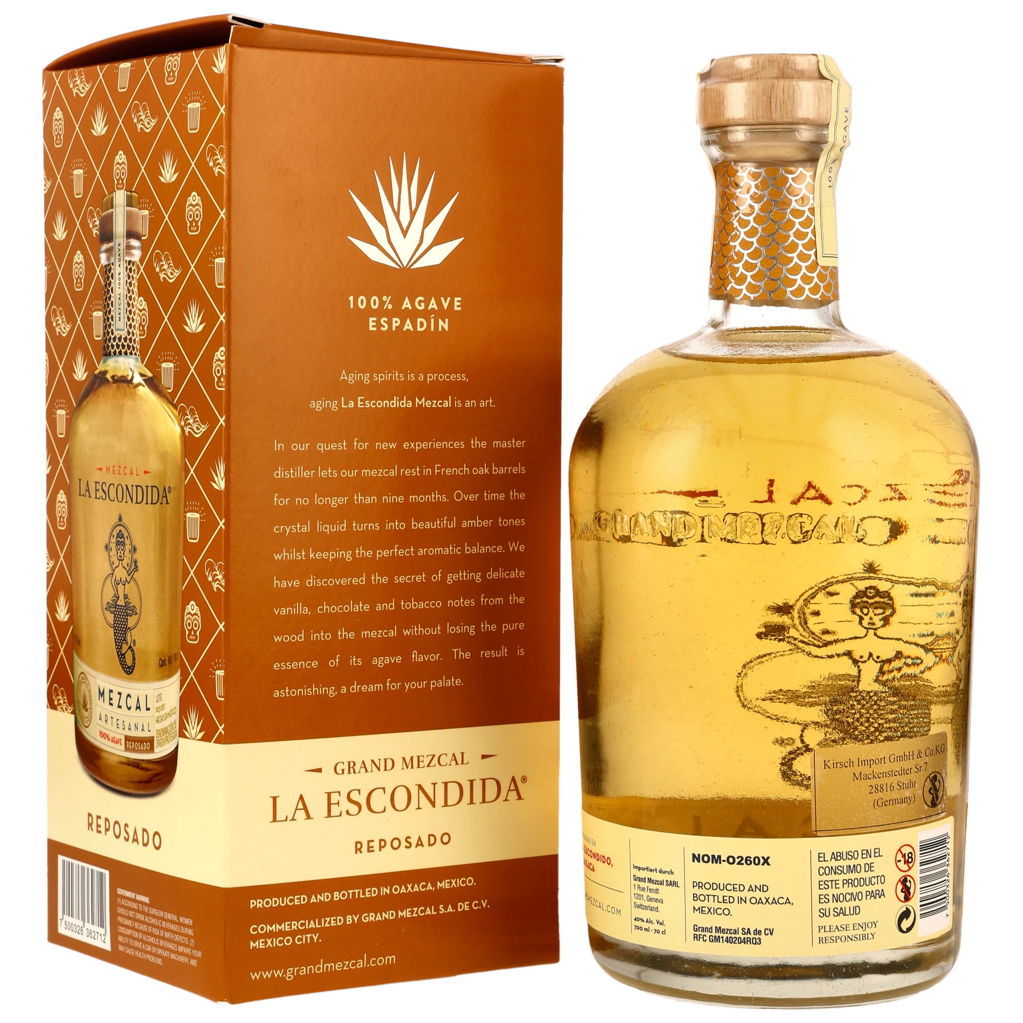 La Escondida Mezcal Reposado
