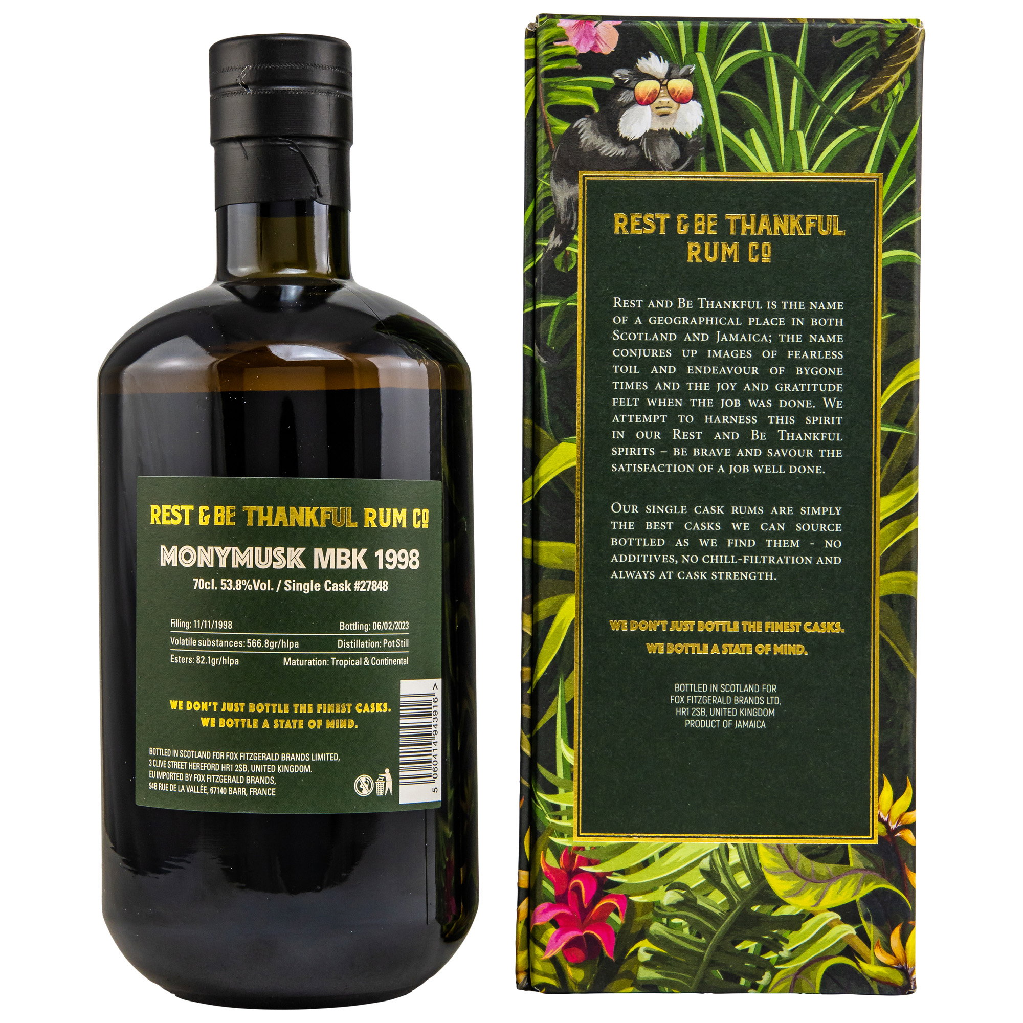 Monymusk 1998/2023 - 24 y.o. - MBK Single Cask #27848 - Rest & Be Thankful