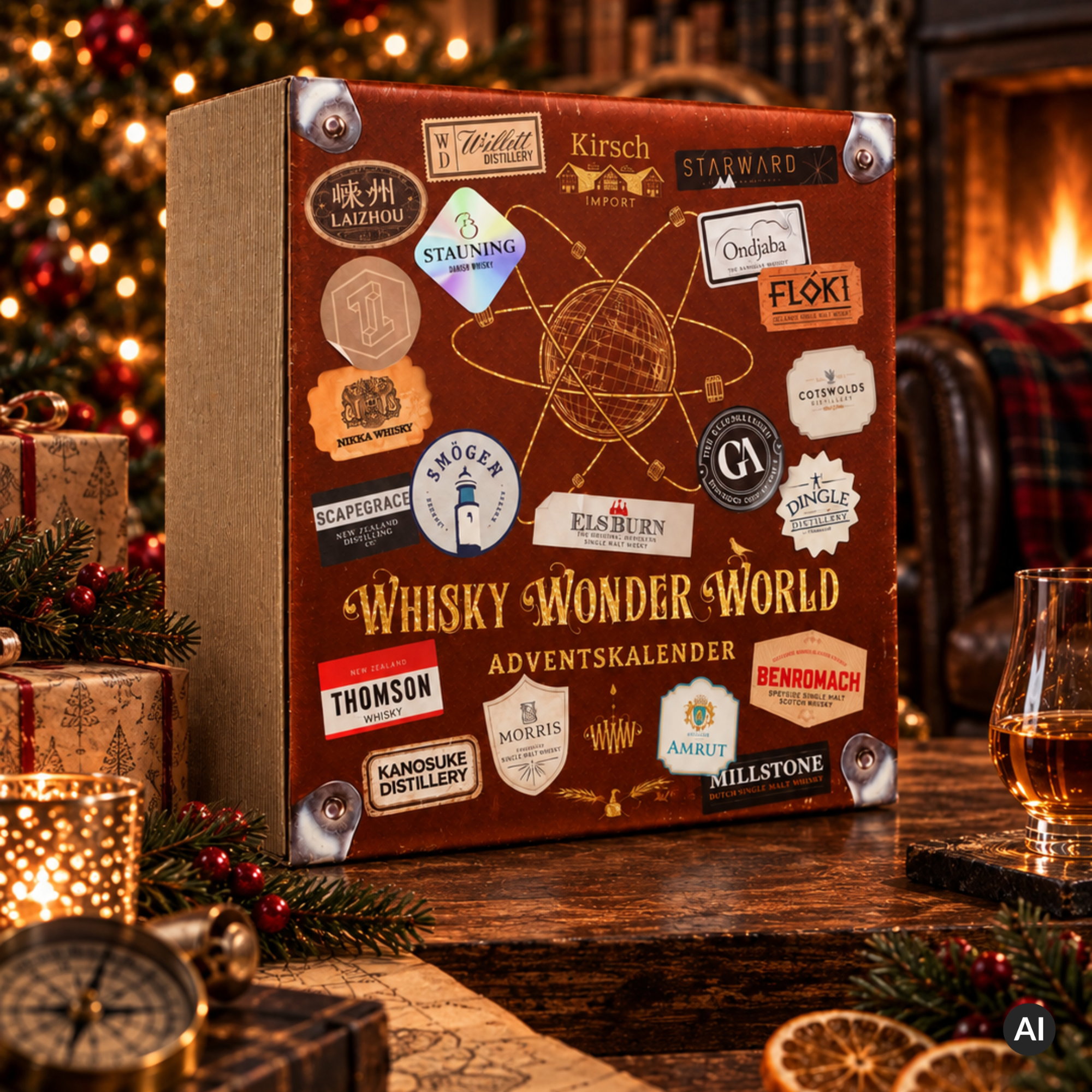 Adventskalender - Whisky Wonder World - 24 x 0,02l | 5 VE pro Karton (2026) - mit Begleitheft