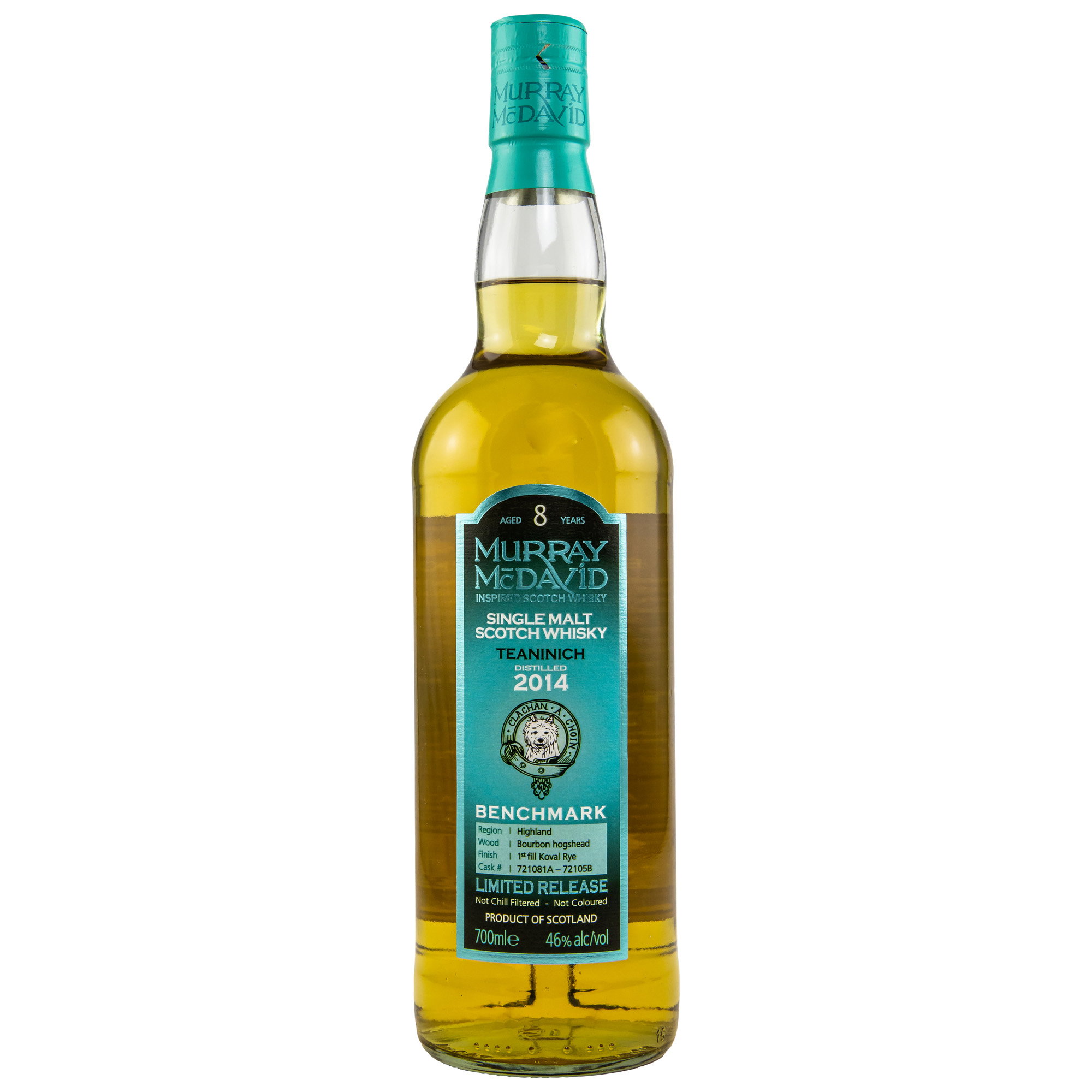 Teaninich 2014/2022 - 8 y.o. - First Fill Koval Rye Cask - Murray McDavid