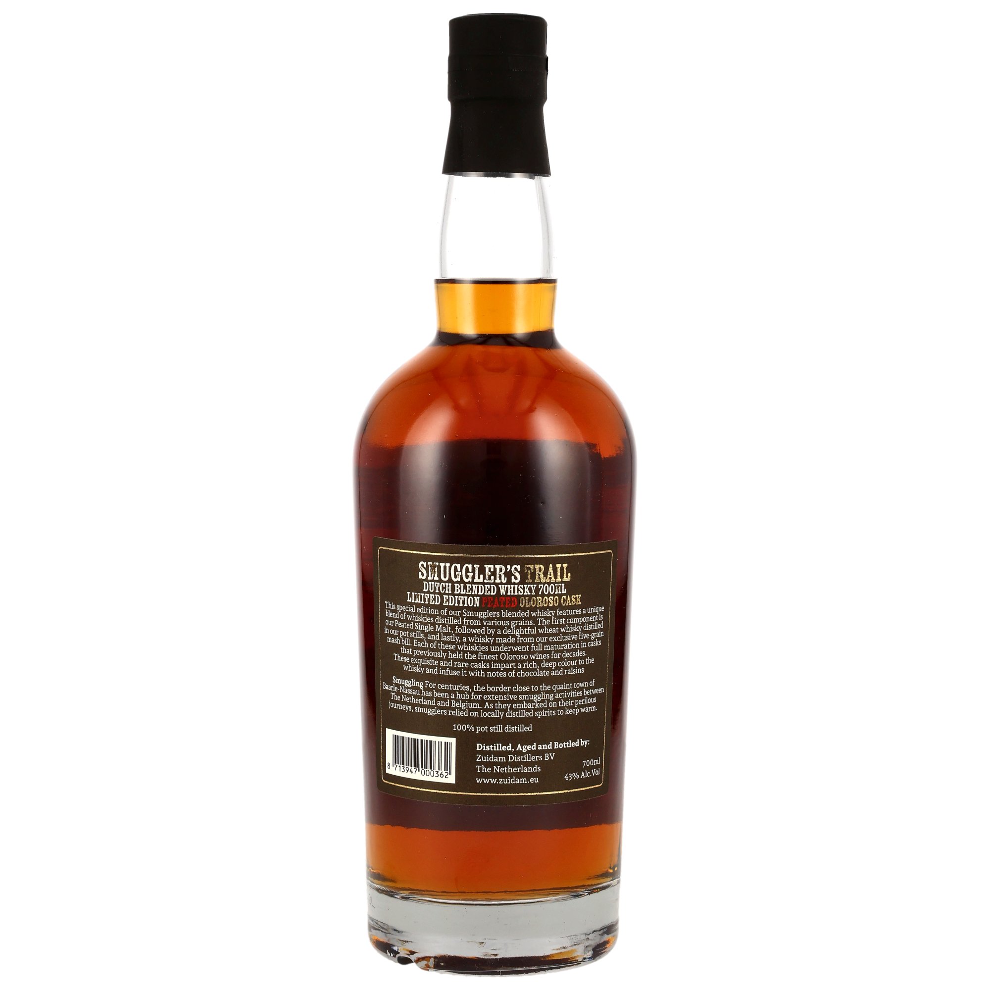 Zuidam Smugglers Trail Peated Oloroso Sherry Cask - Dutch Single Blended Whisky