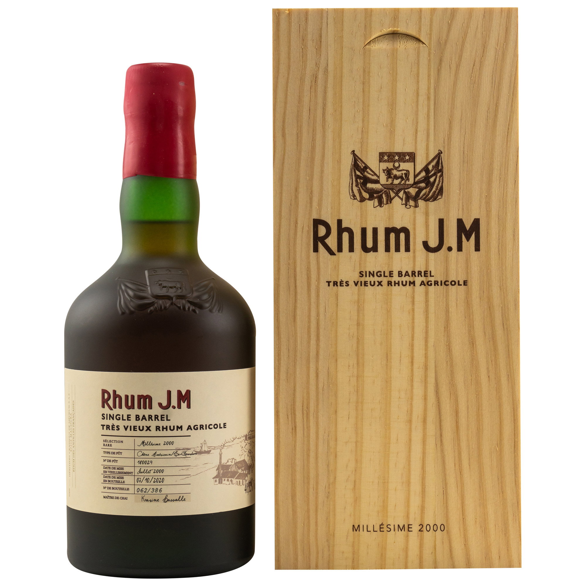 Rhum J.M 2000/2020 Single Barrel 180029