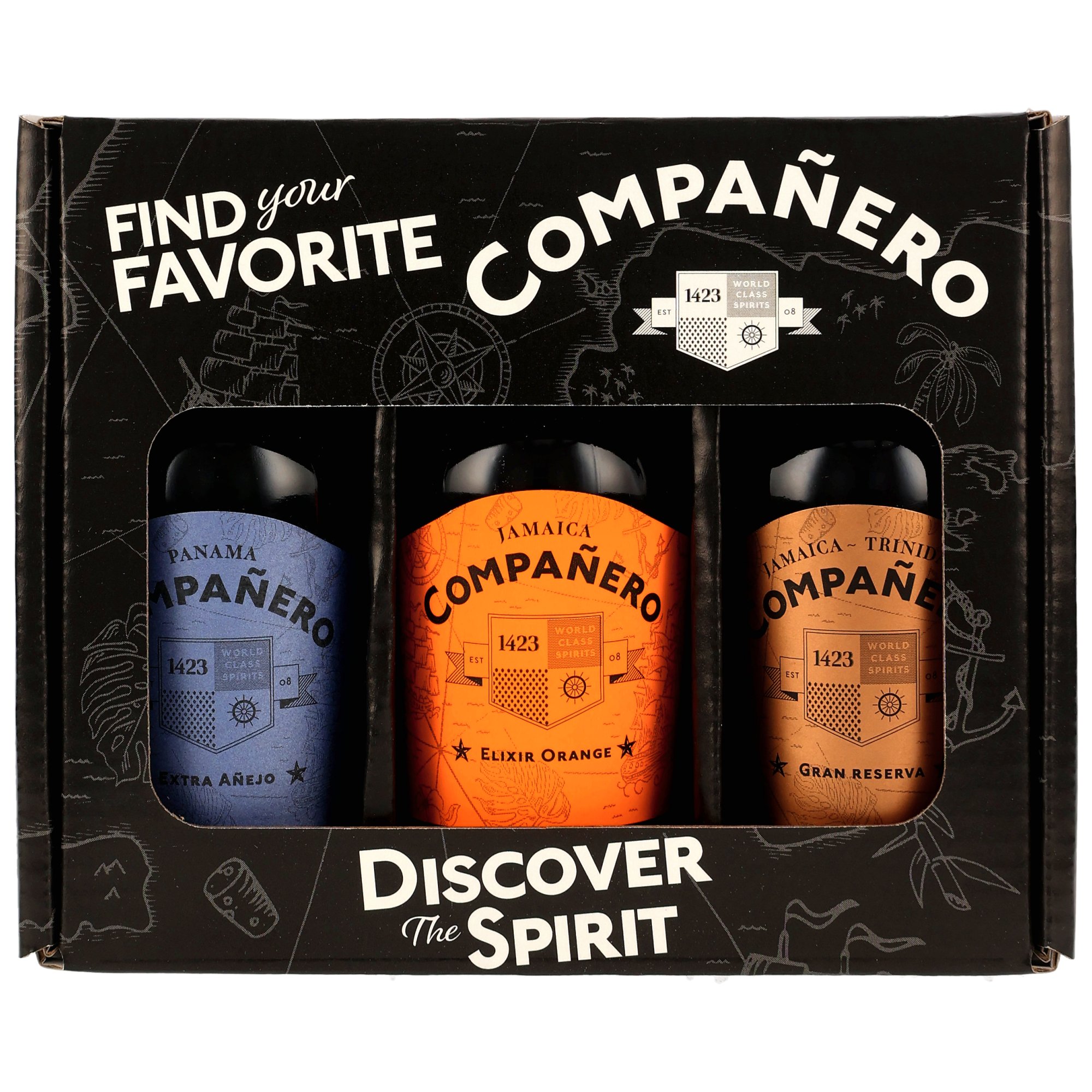 Companero Tasting Box 3x0,05l - neue Ausstattung