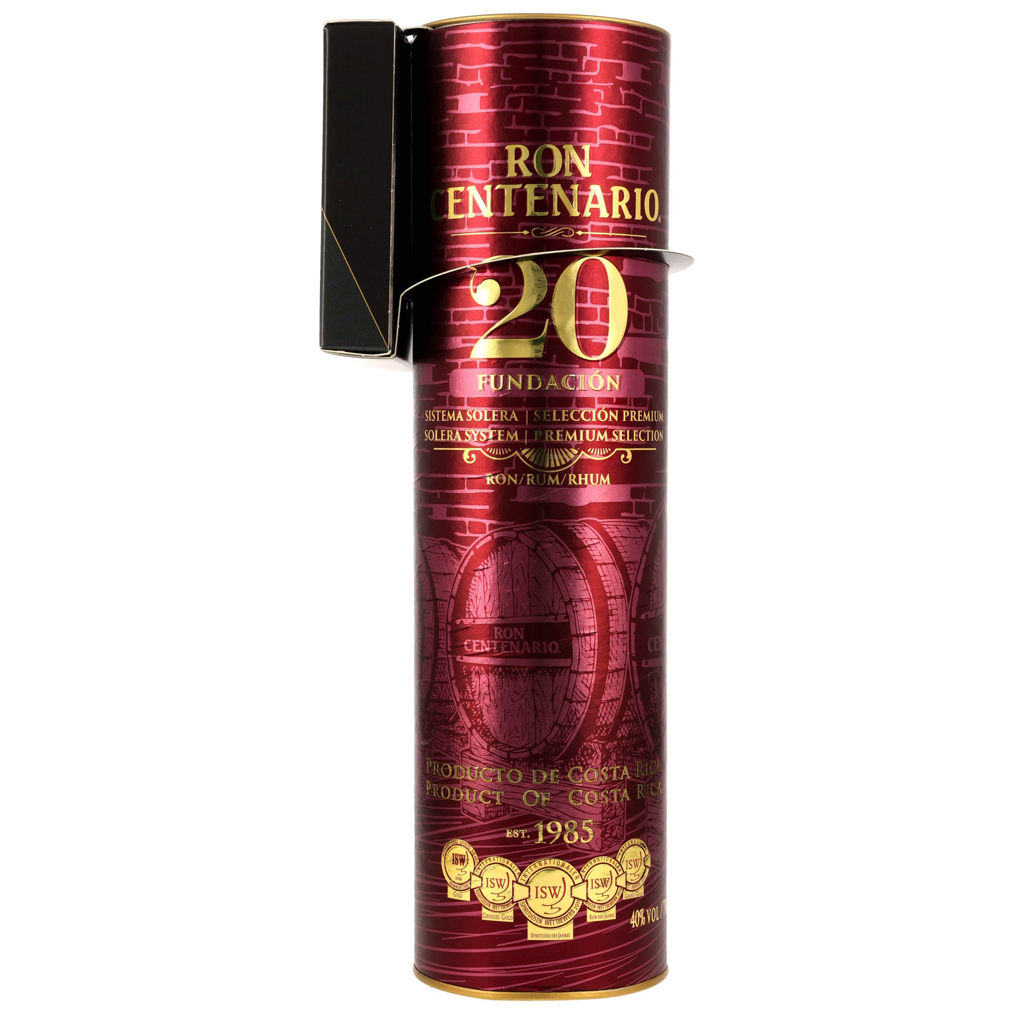 Centenario 20 y.o. Fundacion in Tube + Kartenetui