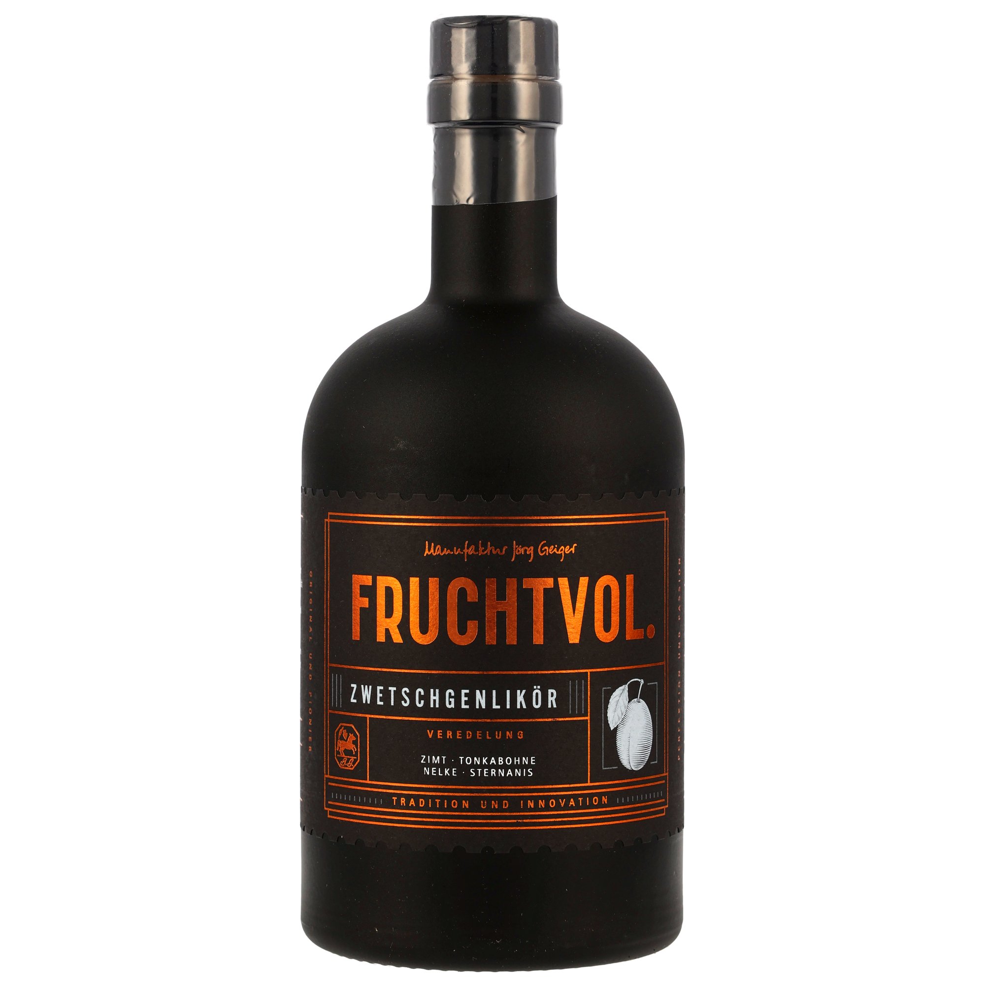 FRUCHTVOL. Zwetschgenlikör - Manufaktur Jörg Geiger