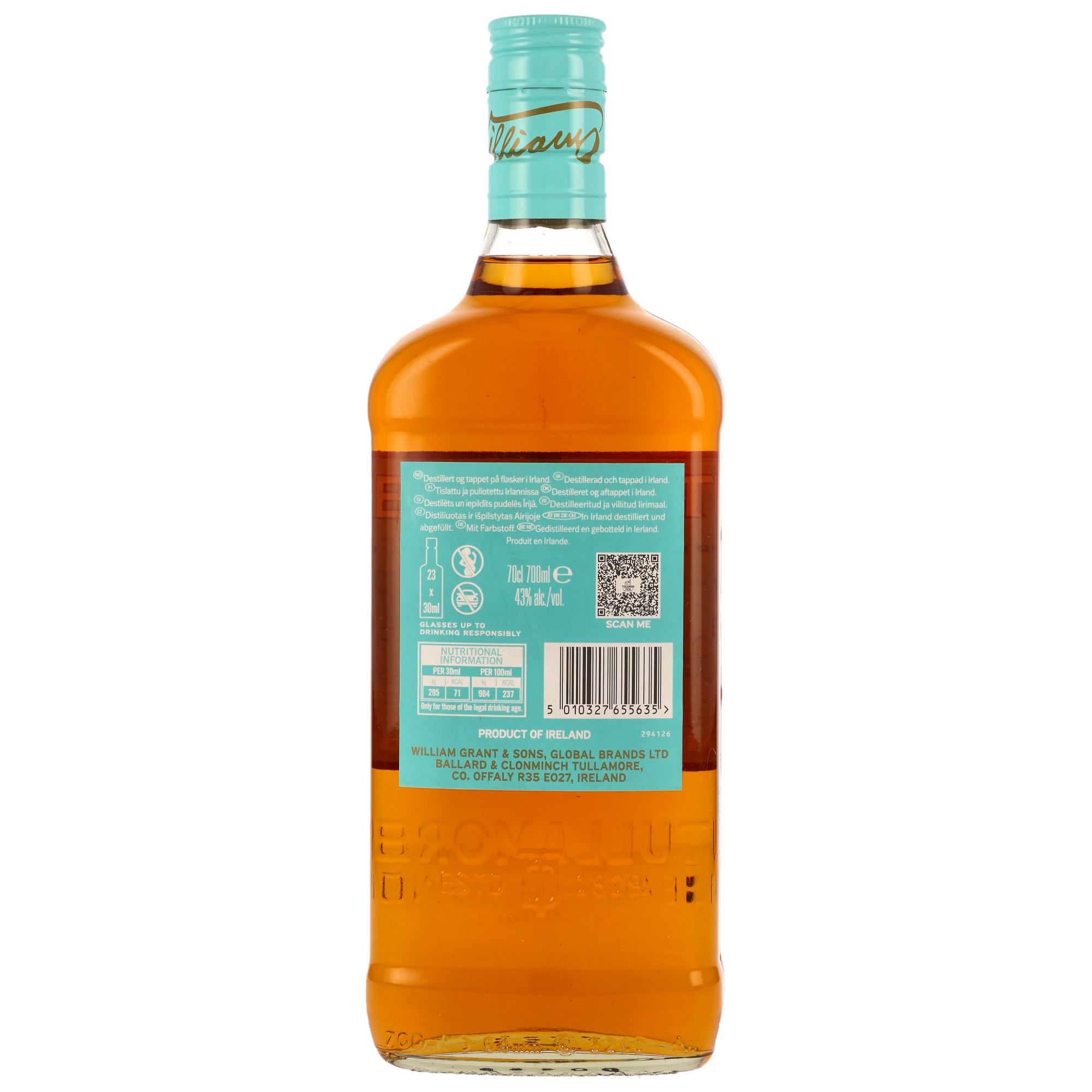 Tullamore Dew - Rum Cask Finish  Neue Ausstattung