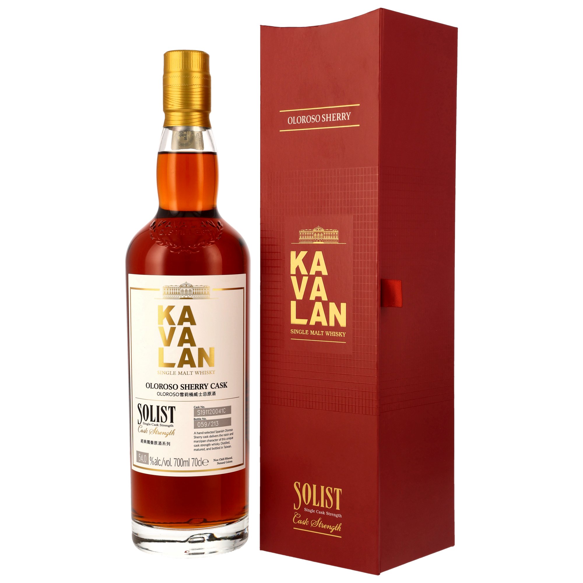 Kavalan Solist / Oloroso Sherry Cask - 54%