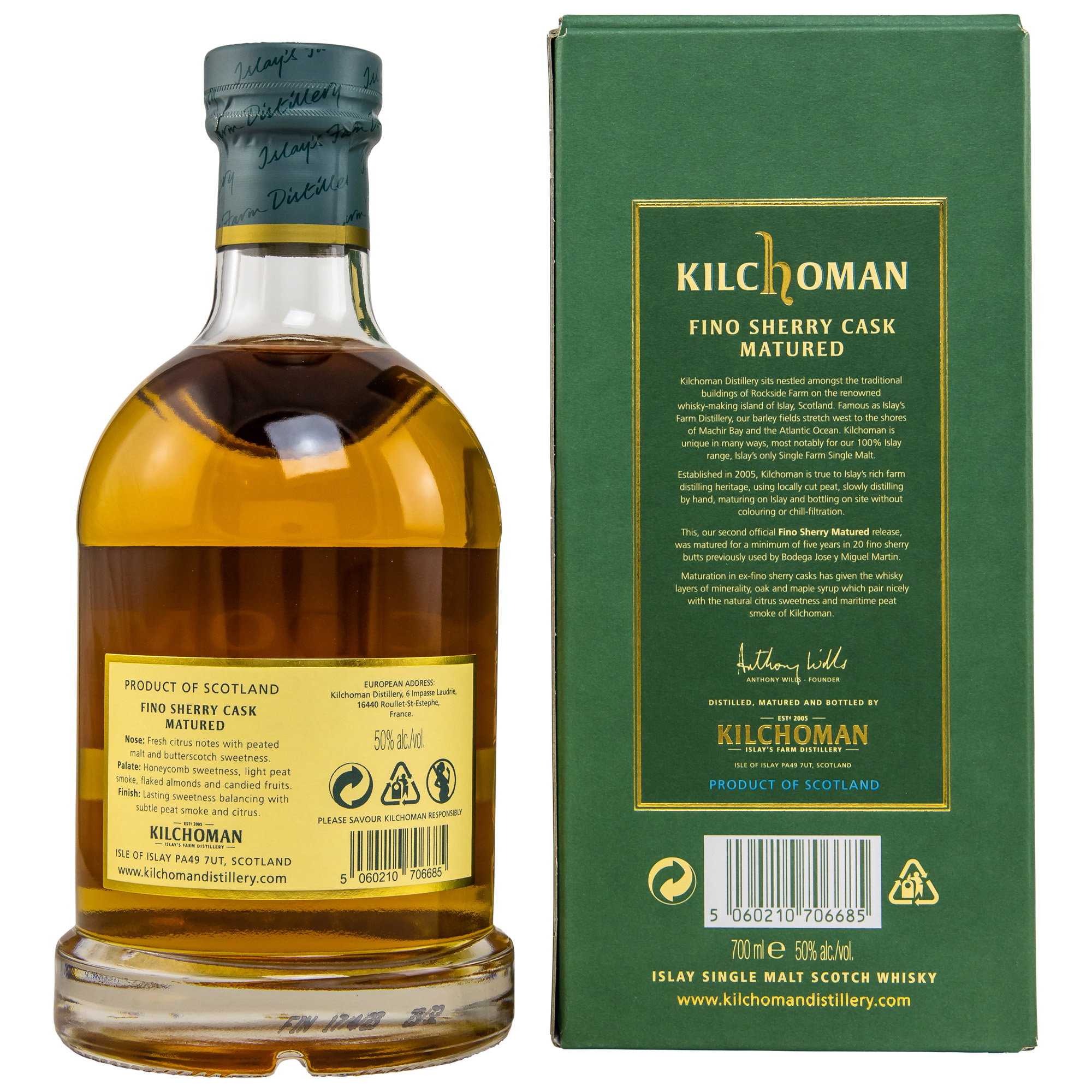 Kilchoman Fino Sherry Cask Matured Limited Edition