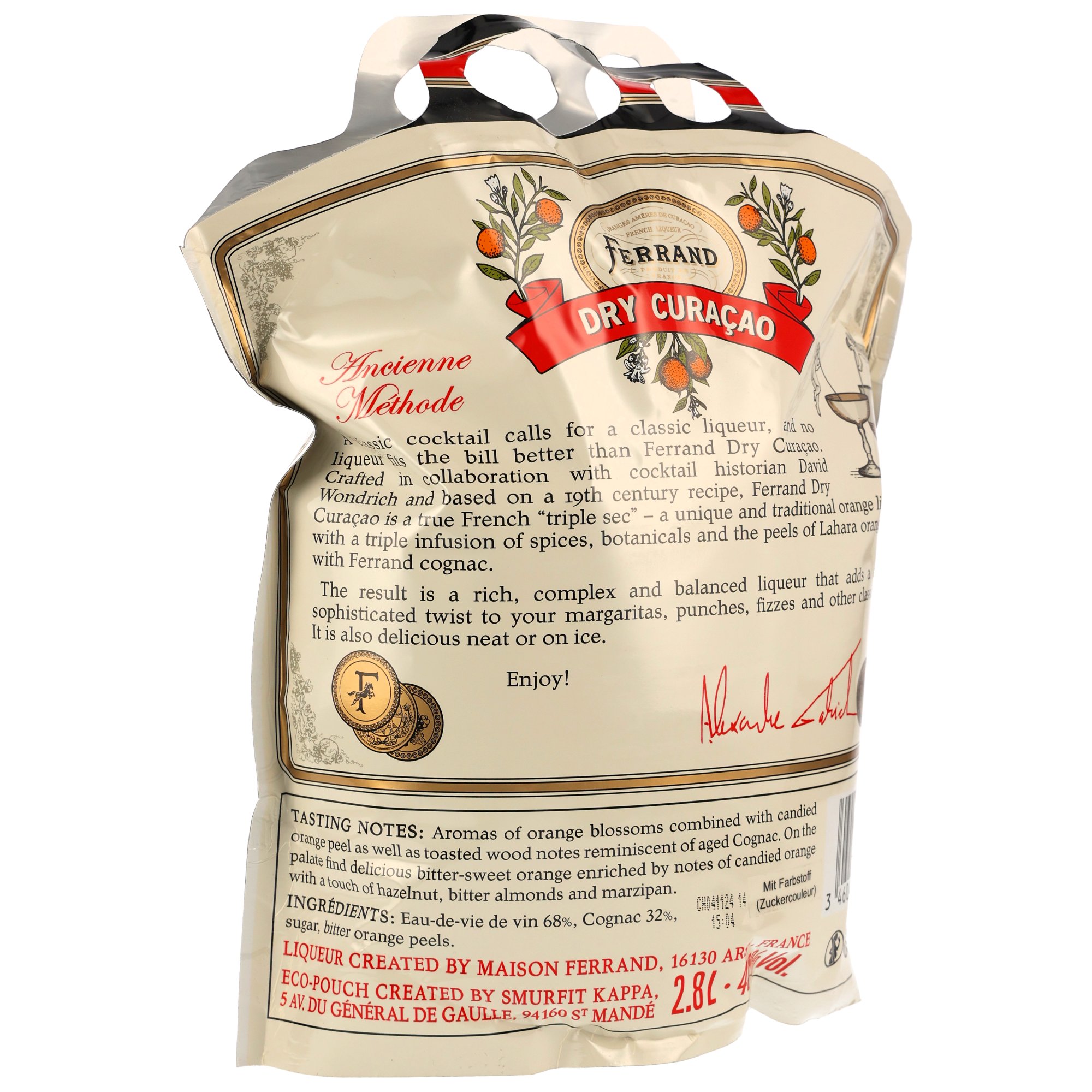 Pierre Ferrand Triple Sec Dry Curacao - 2,8L Pouch