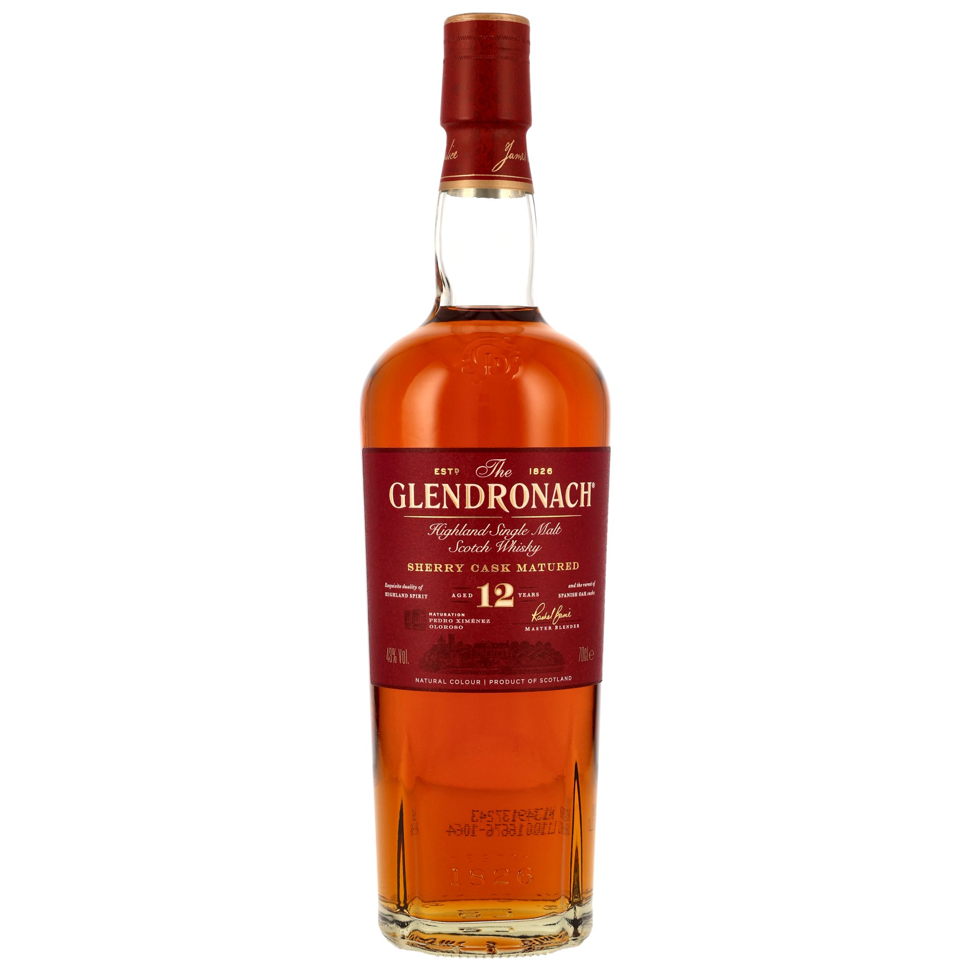 Glendronach 12 y.o. - PX + Oloroso Sherry Casks -  ohne GP
