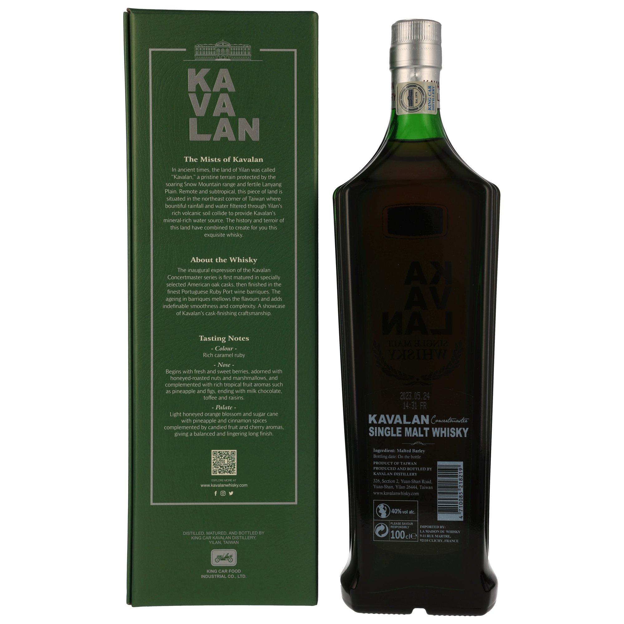 Kavalan Concertmaster Port Cask Finish LITER