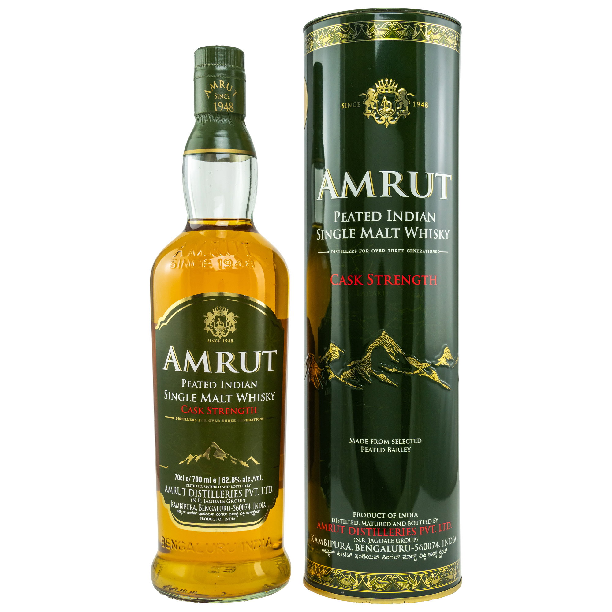 Amrut Peated Cask Strength - Indian Single Malt