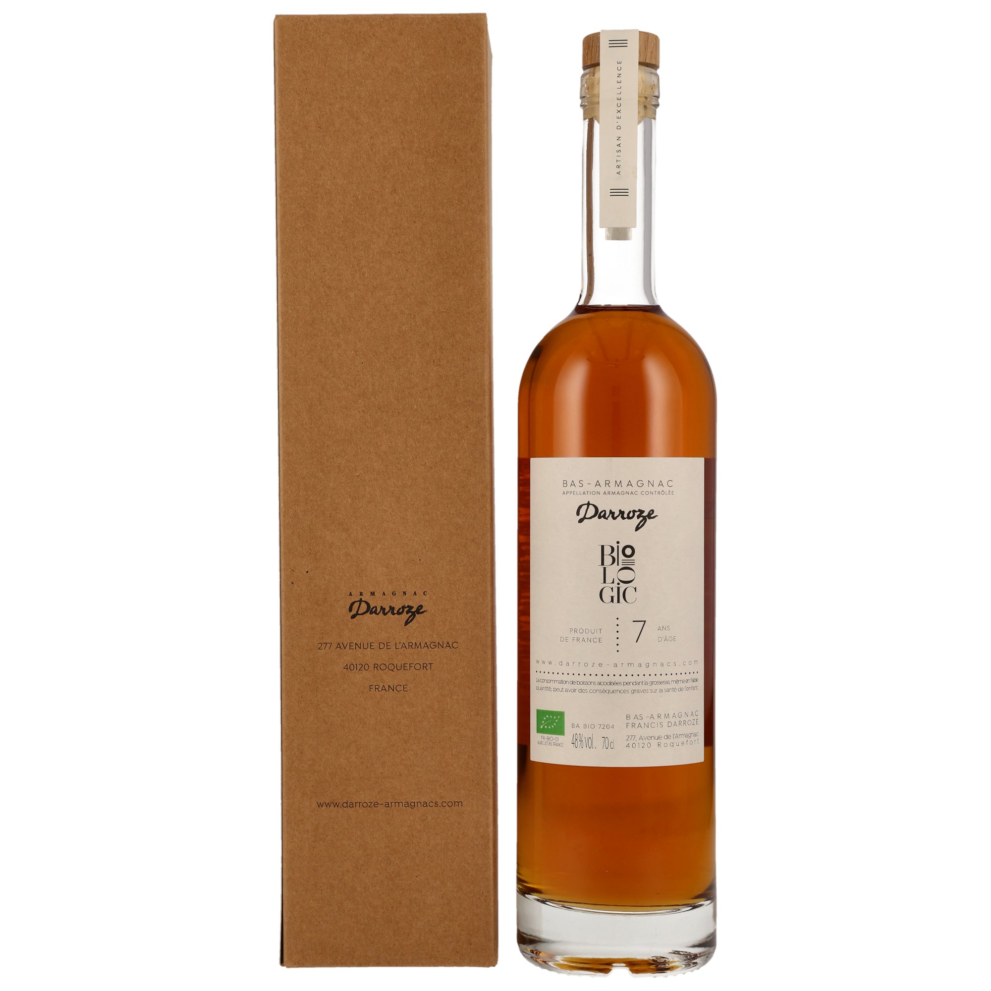 Darroze Biologic 7 ans - Armagnac Darroze