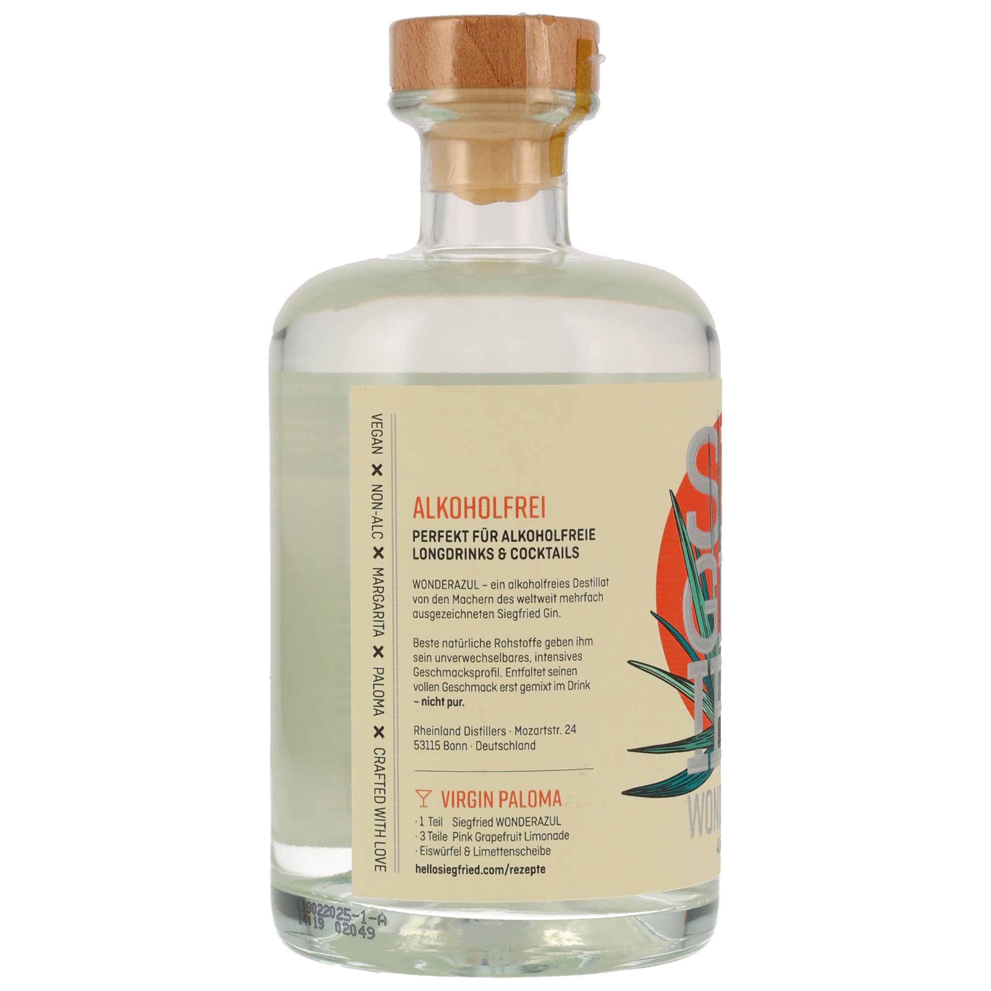 Siegfried Wonderazul alkoholfrei MHD Artikel