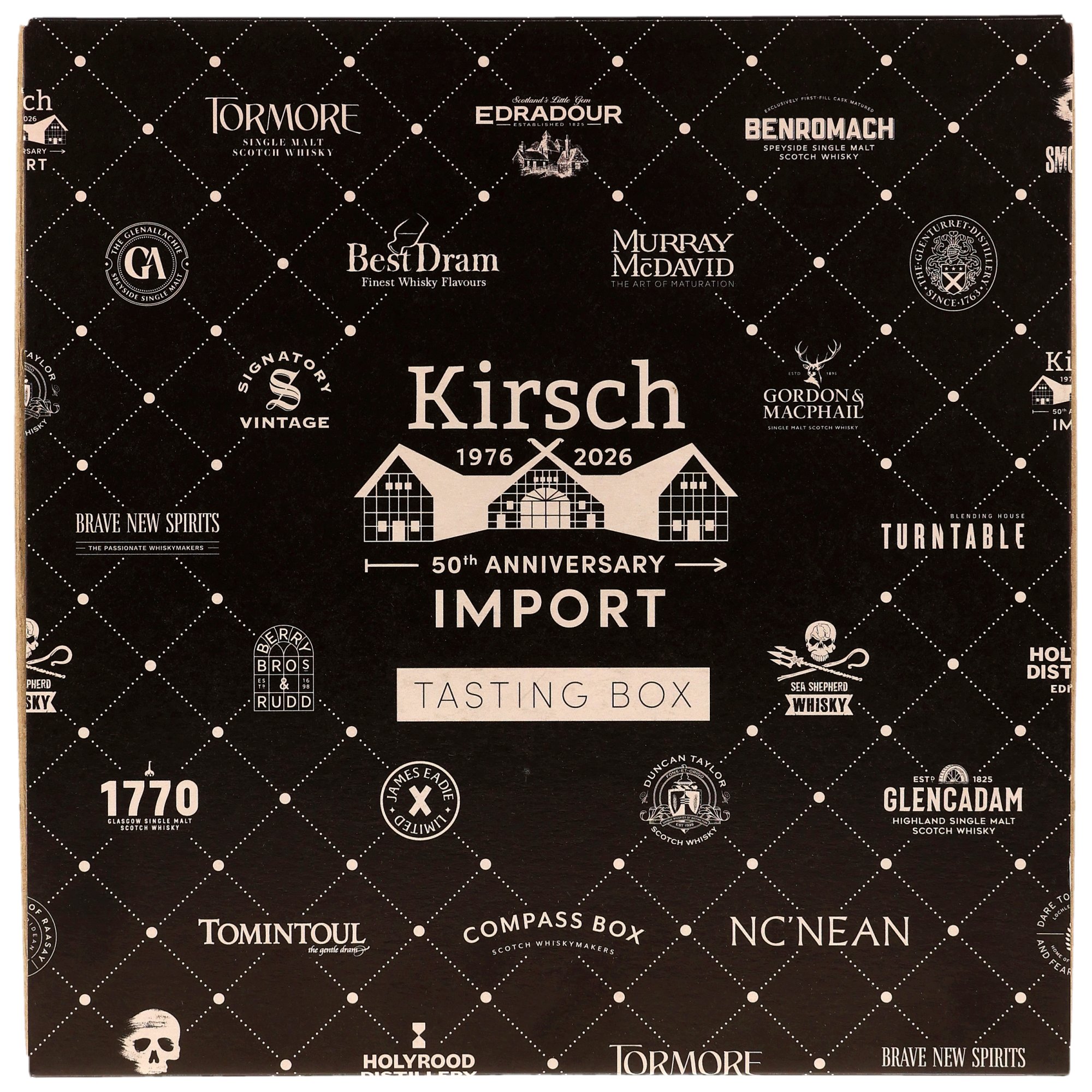 Scotch Whisky Tasting Box - 24 x 2cl - 50th Anniversary Kirsch Import