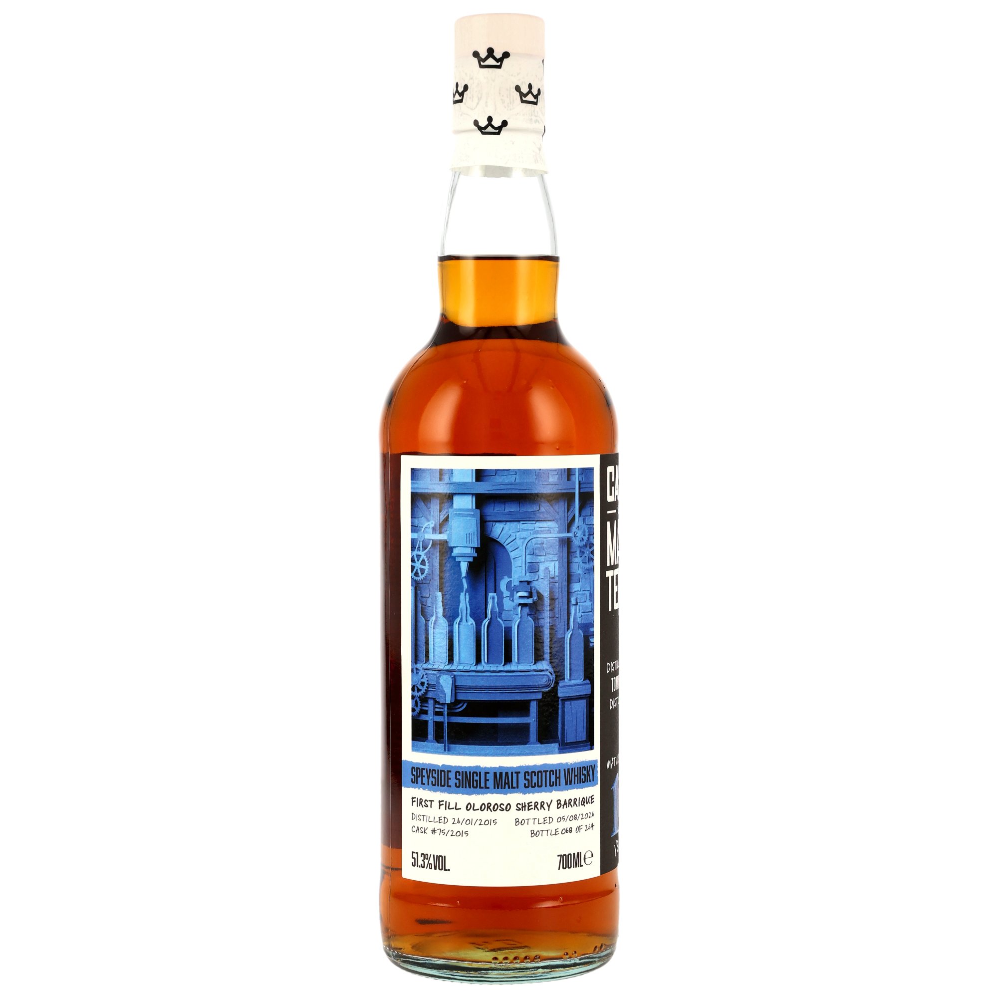 Tomintoul 2015/2026 - 11 y.o. - 1st Fill Oloroso Sherry Barrique #75/2015 - Cask Masters - Brave New Spirits