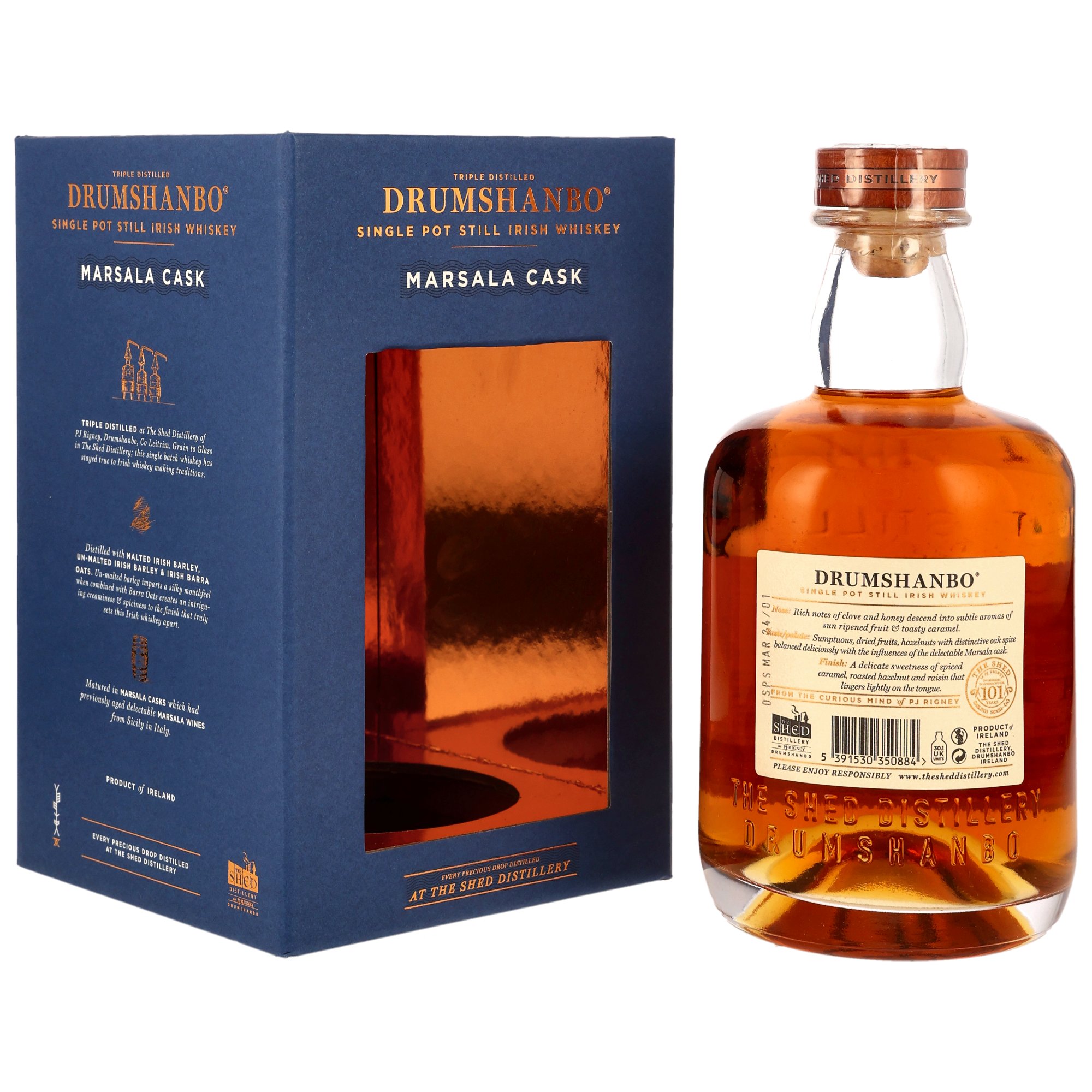 Drumshanbo Single Pot Still Irish Whiskey Marsala Cask