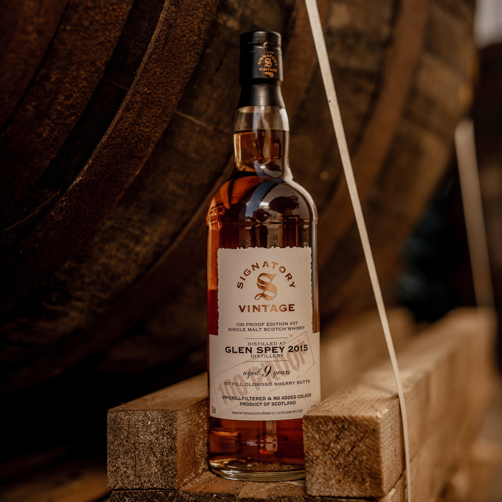 Glen Spey 2015/2025 - 9 y.o. - Signatory 100 PROOF Edition #37