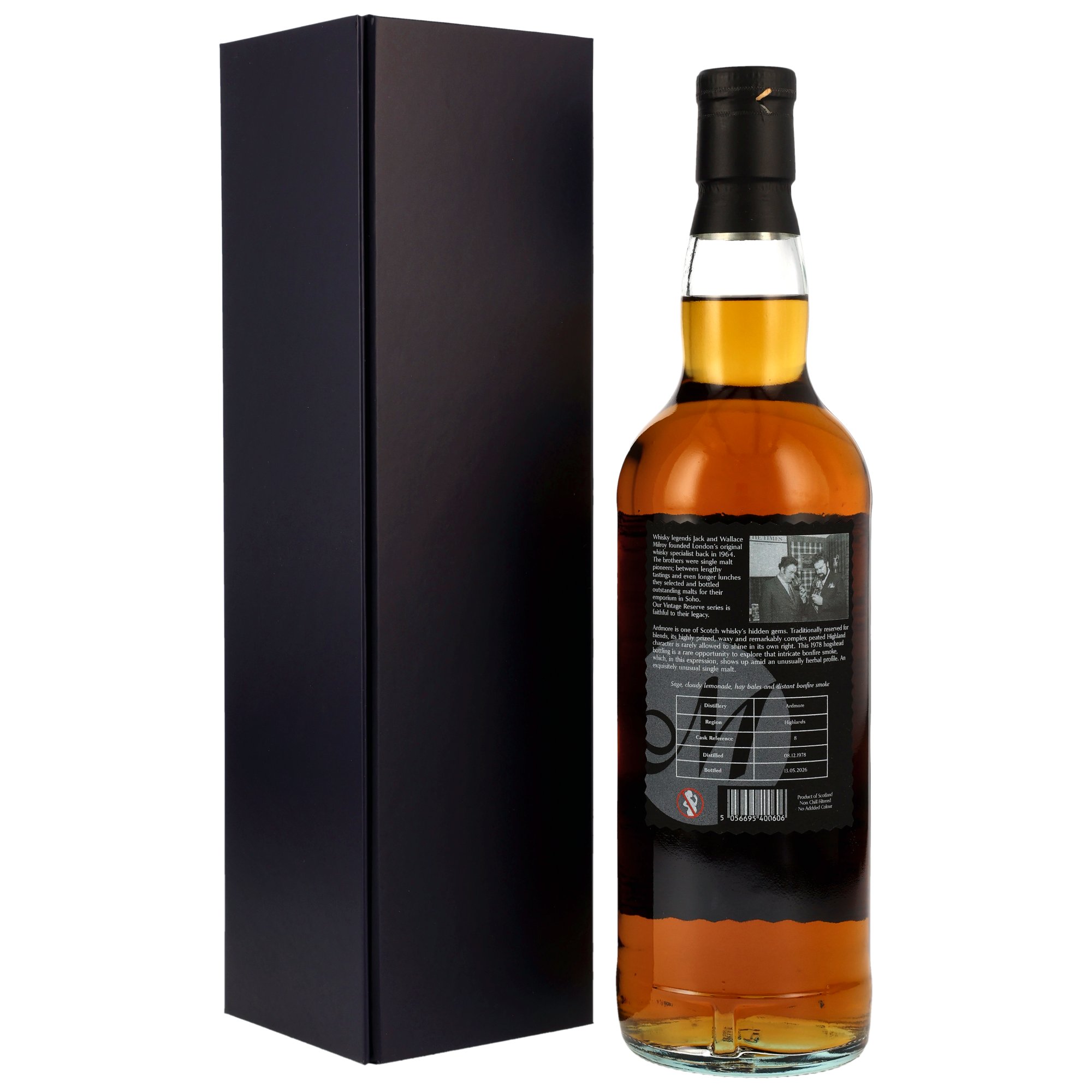 Ardmore 1978/2025 - 47 y.o. - Bourbon Hogshead #8 - Milroys