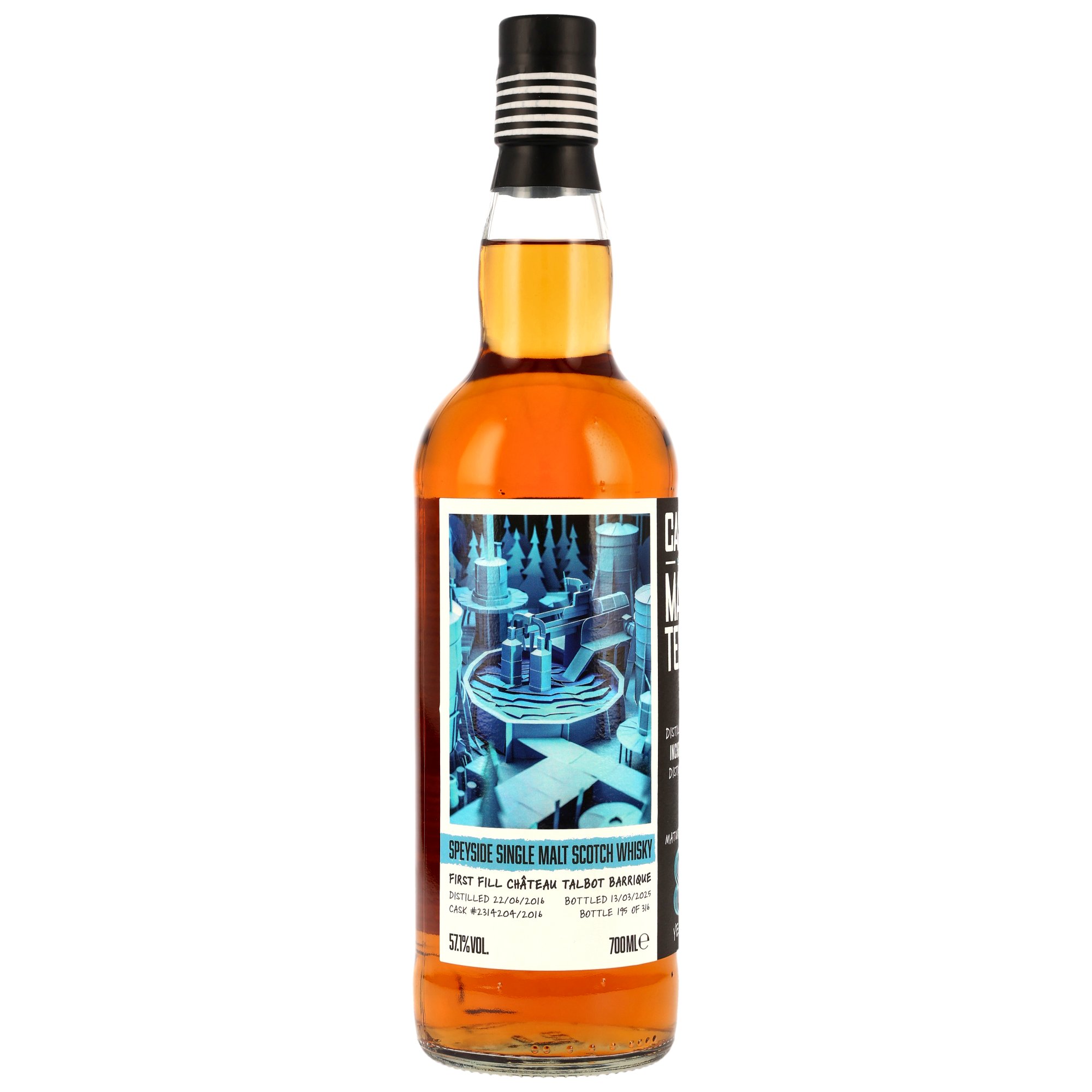 Inchgower 2016/2025 - 8 y.o. - 1st Fill Chateau Talbot Cask #2314204/2016 - Cask Masters - Brave New Spirits