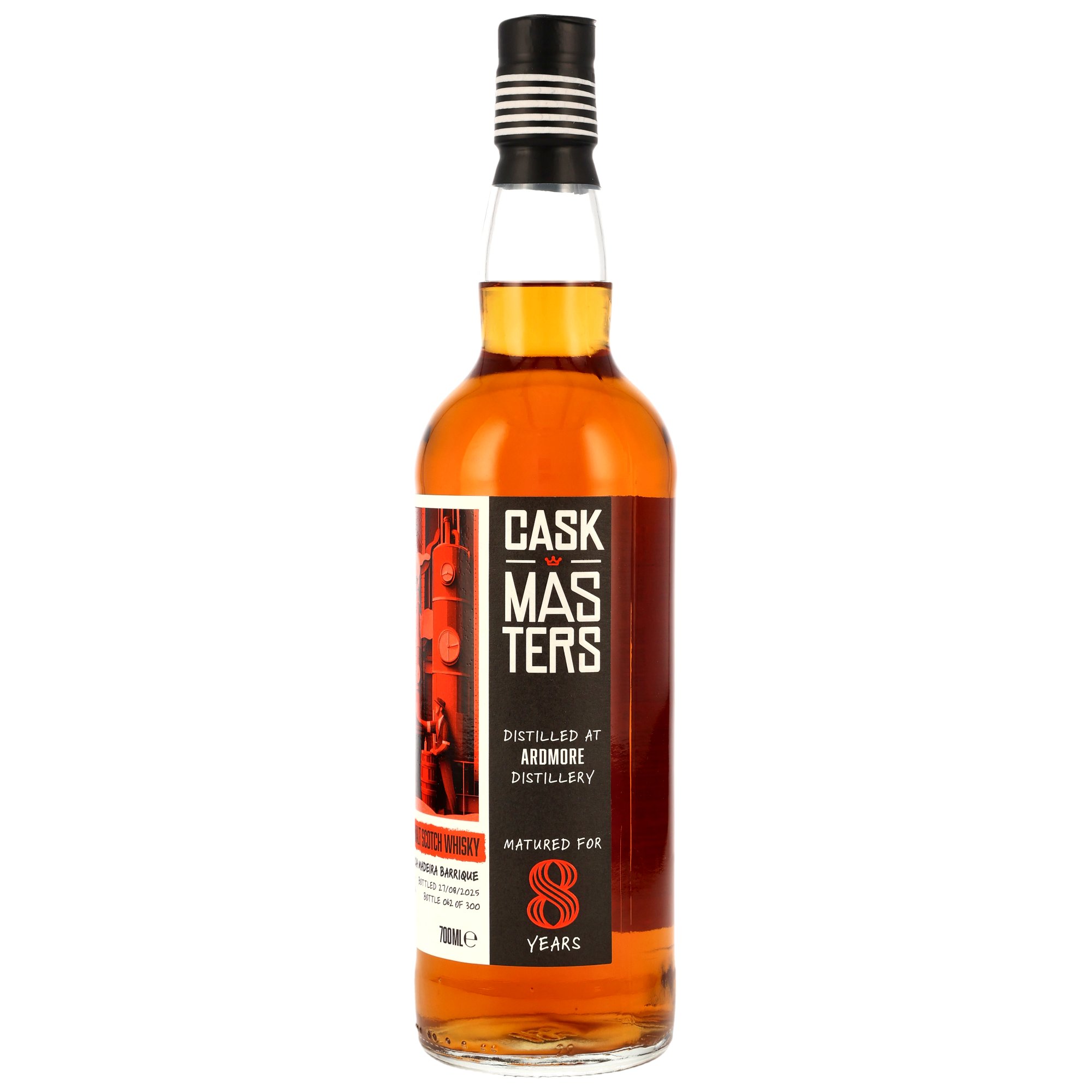 Ardmore 2016/2025 - 8 y.o. - 1st Fill Malvasia Madeira Cask #22008011/2016 - Cask Masters - Brave New Spirits