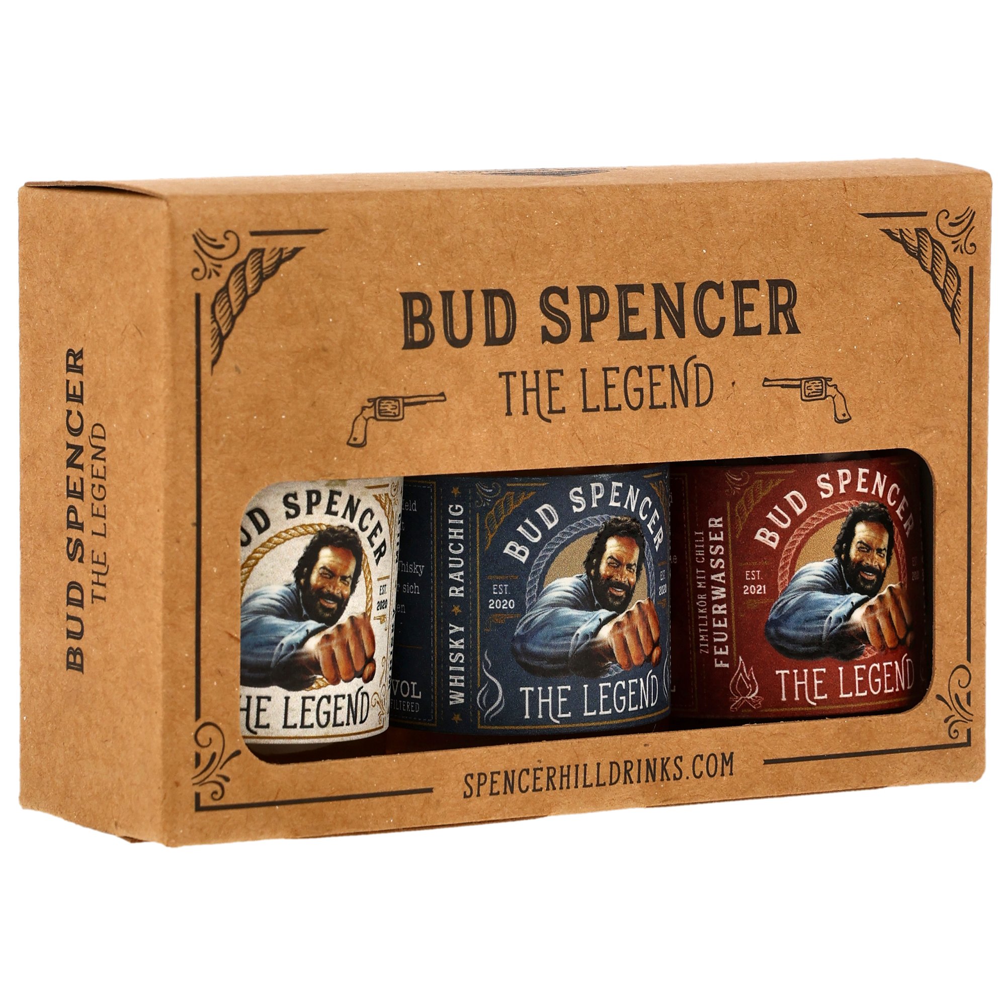 Bud Spencer The Legend Tasting Box 3x0,05l - Neue Ausstattung