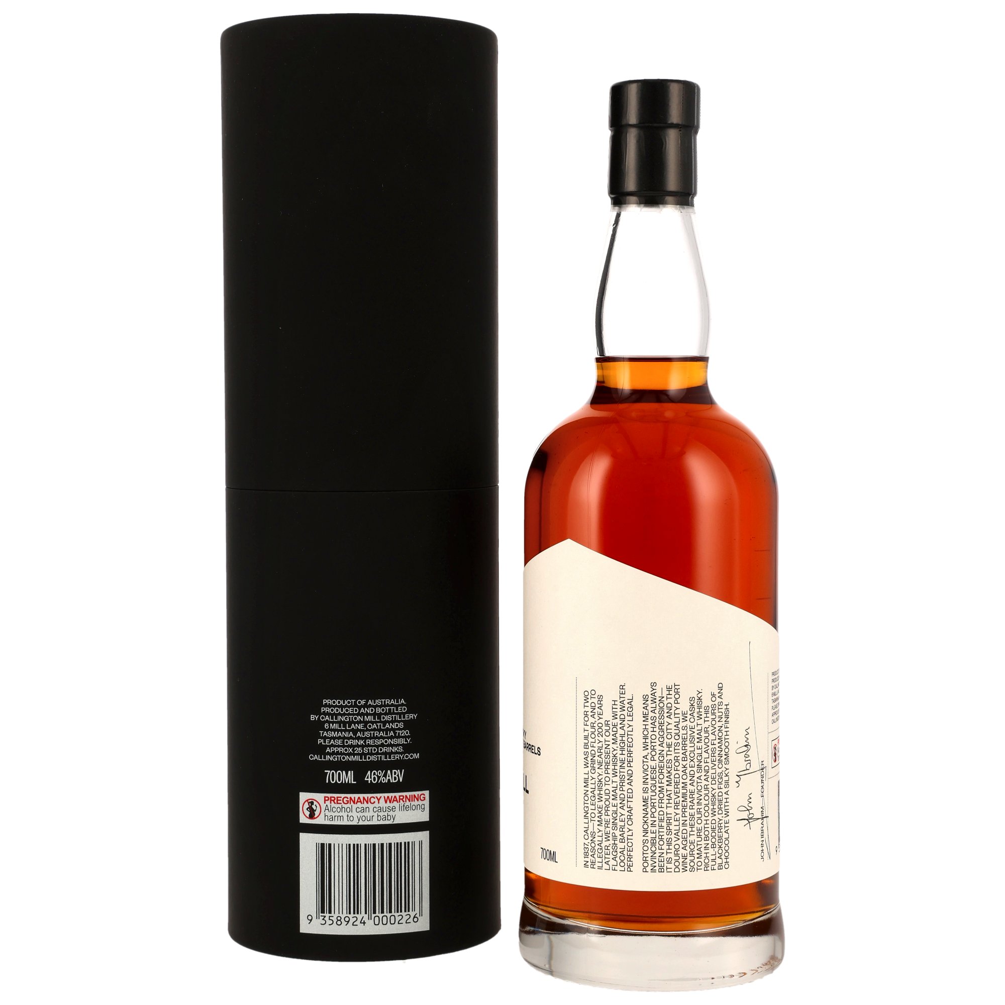 Callington Mill Invicta Single Malt - Port Casks
