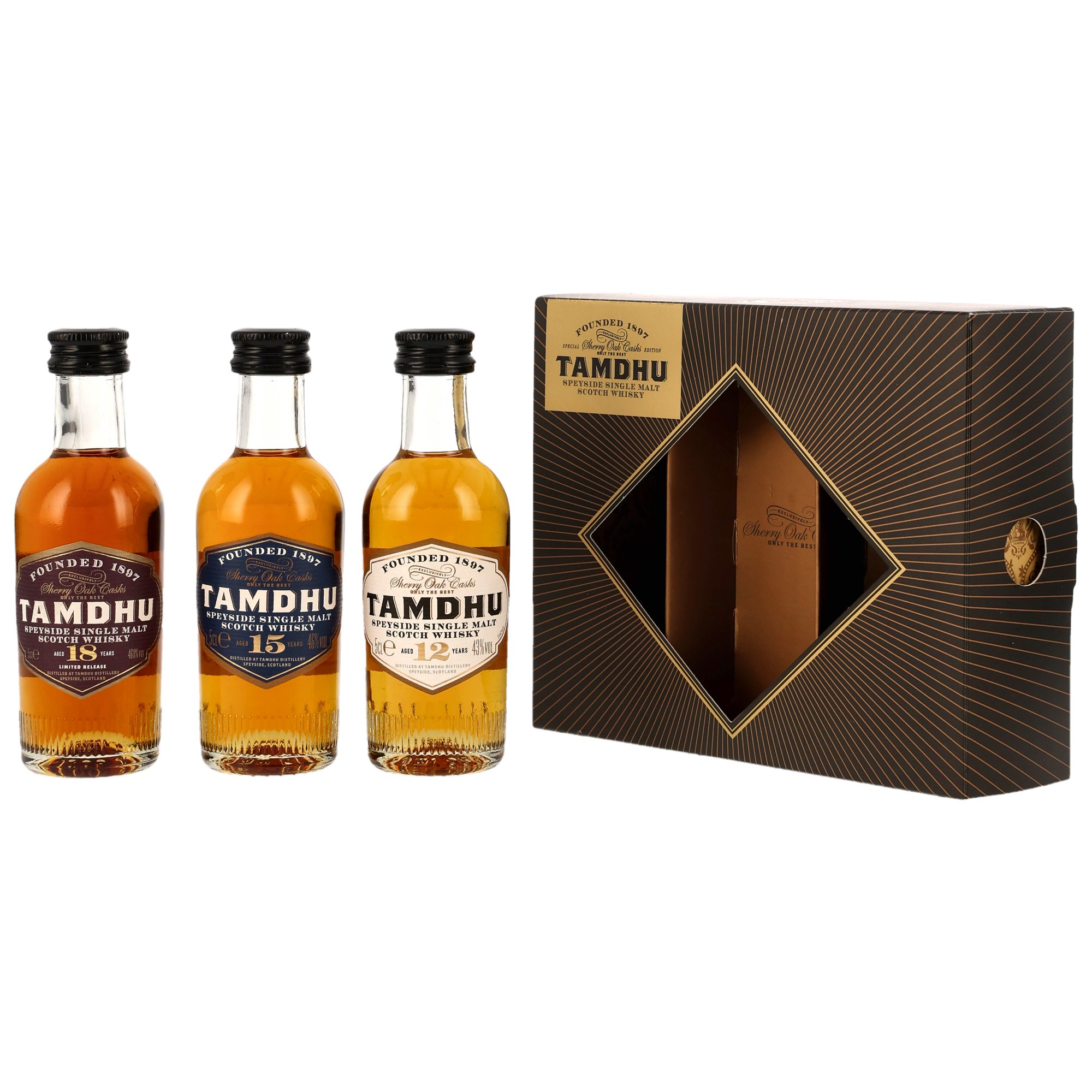 Tamdhu Collection 3x5cl (12yo/15yo/18yo)