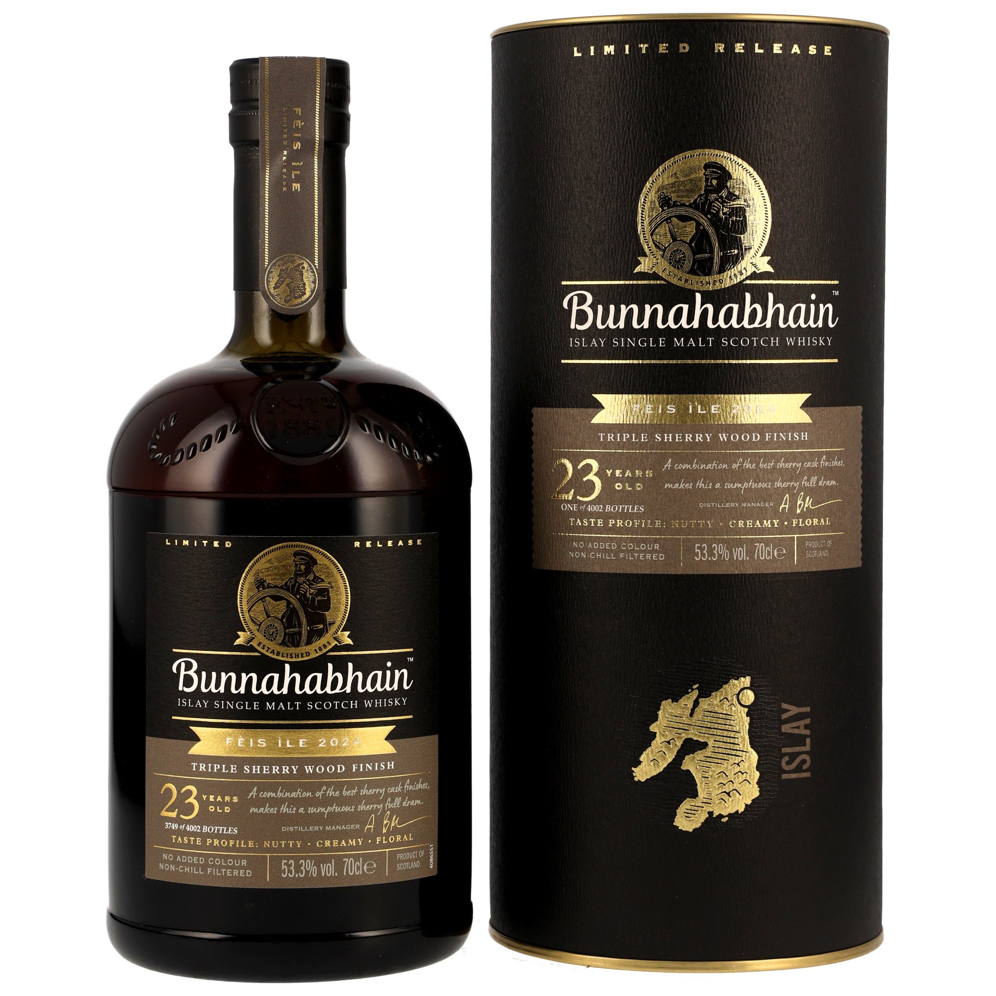 Bunnahabhain 23 y.o. Triple Sherry Finish - Feis Ile 2024