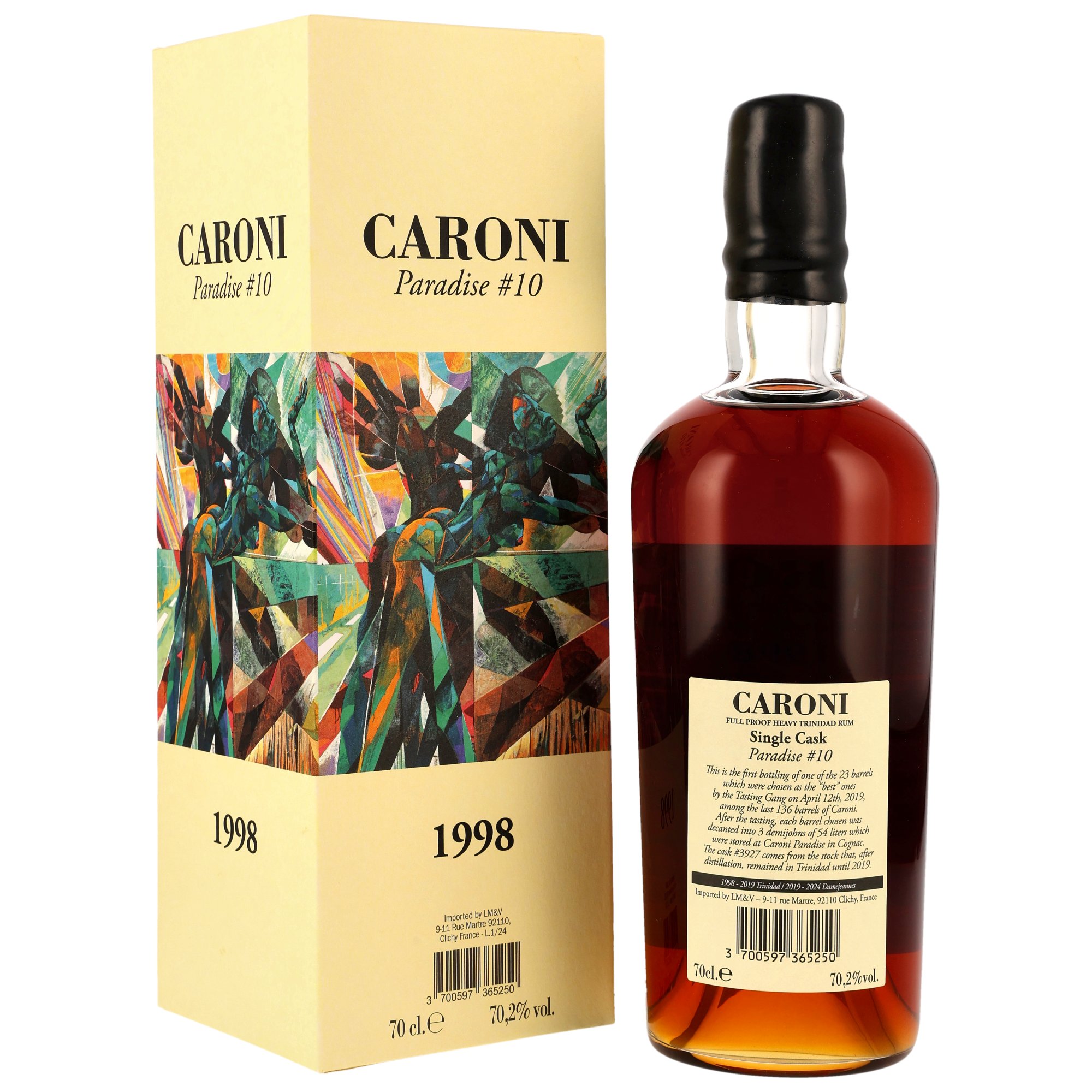 Caroni 1998 Trinidad - Paradise #10 - Barrel #3927