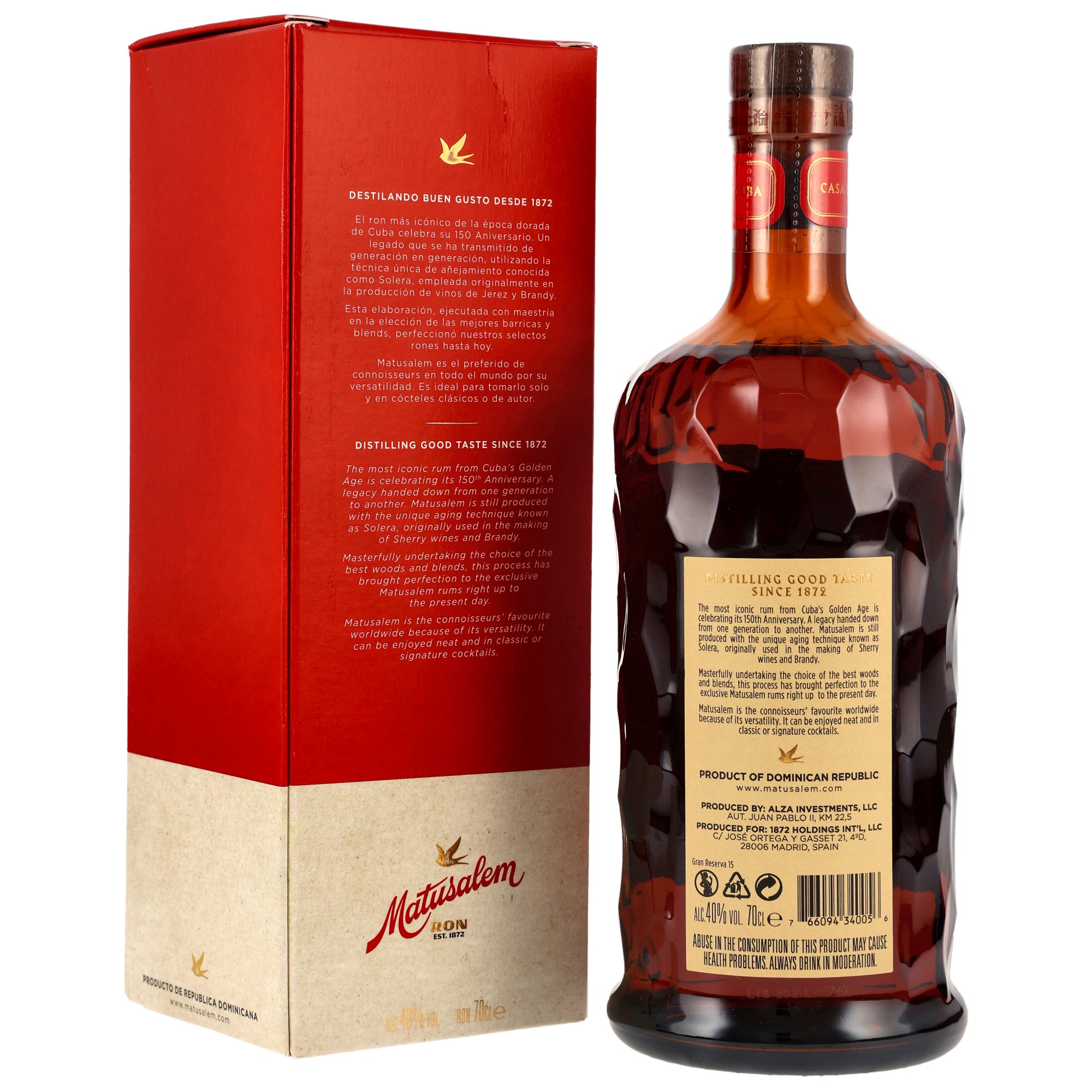 Matusalem 15 Gran Reserva - neue Ausstattung 2025 (in GP)