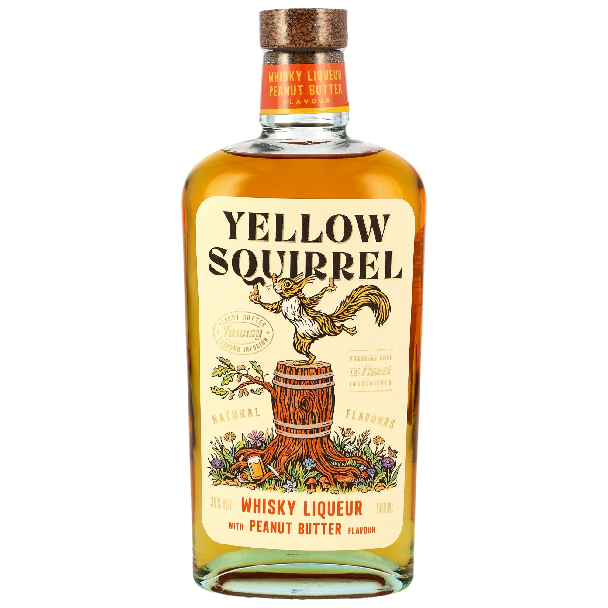 Yellow Squirrel Peanut Butter Whisky Liqueur (Erdnussbutter Likör)