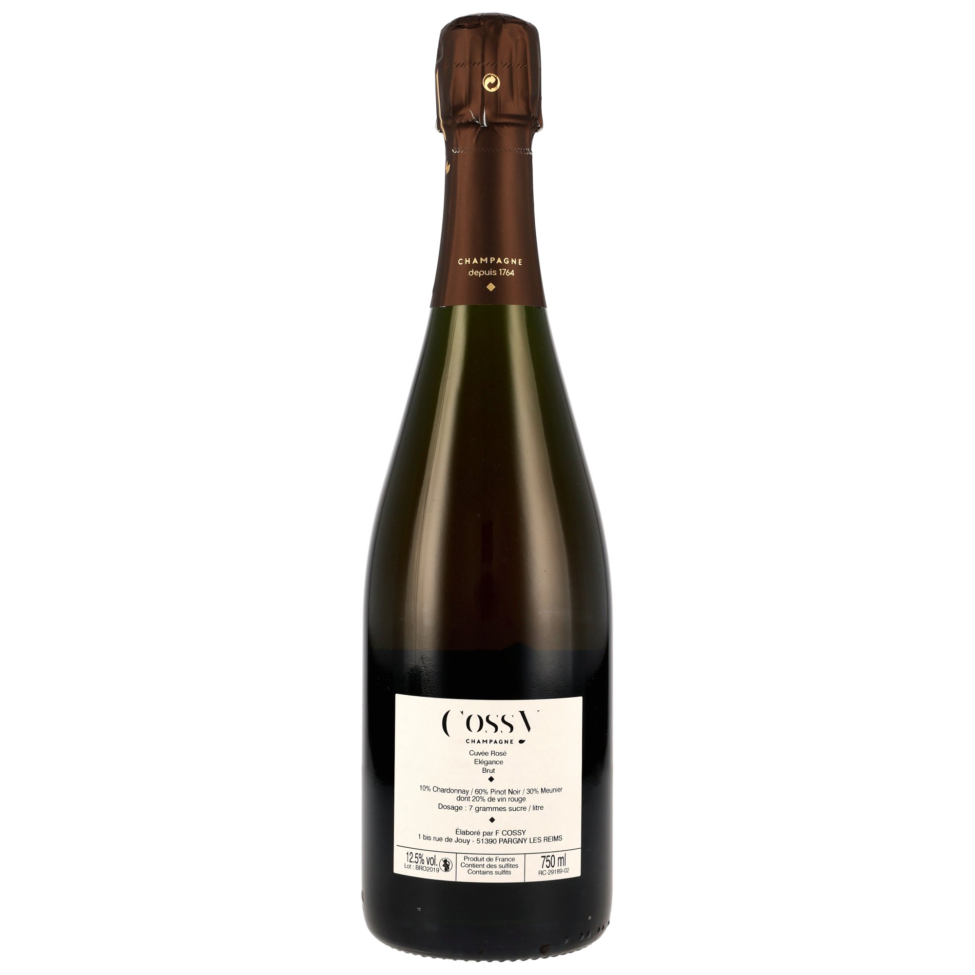 Cossy Champagne Rose Elegance - 12,5%