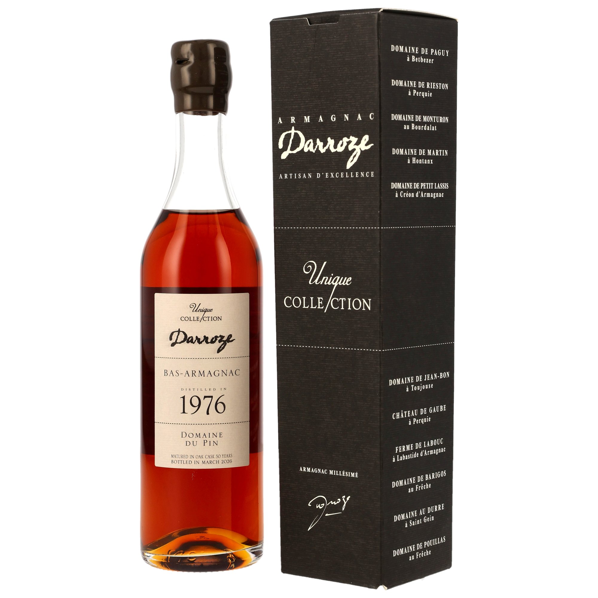 Domaine du Pin 1976/2026 - 50 y.o. - 200ml - Armagnac Darroze