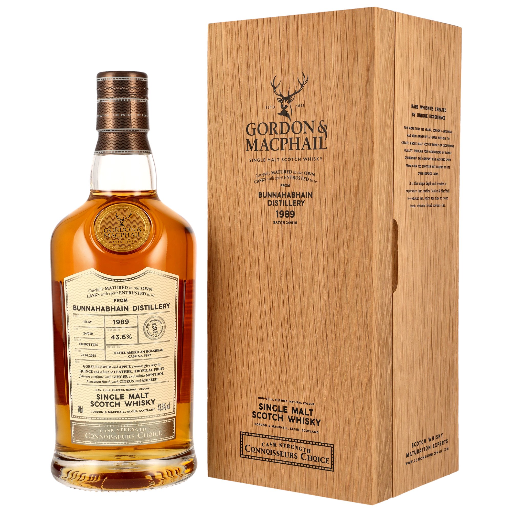 Bunnahabhain 1989/2025 - 35 y.o. - G&M CC UPPER #5892