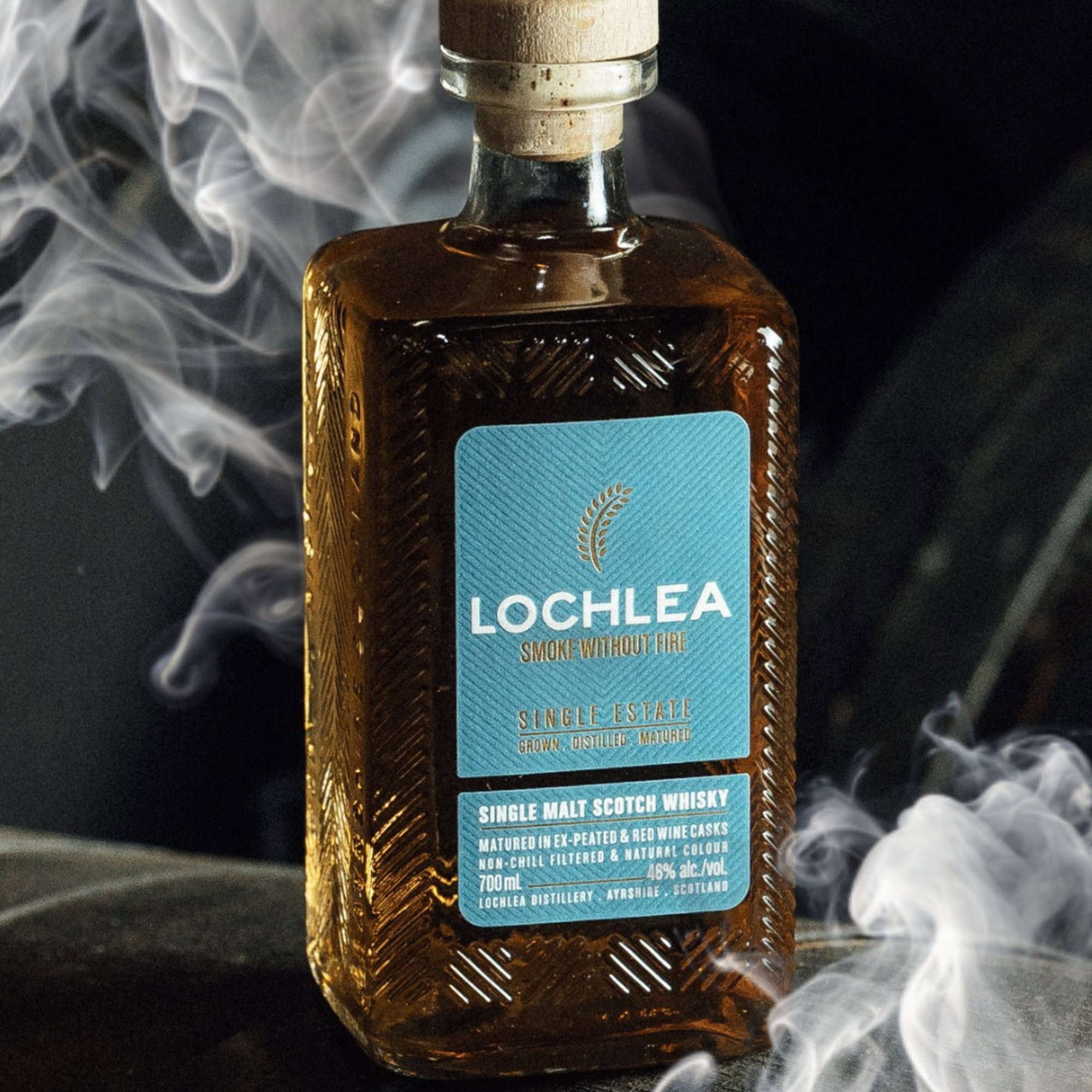 Lochlea Distillery Smoke Without Fire - Ex-Peated & Red Wine Casks