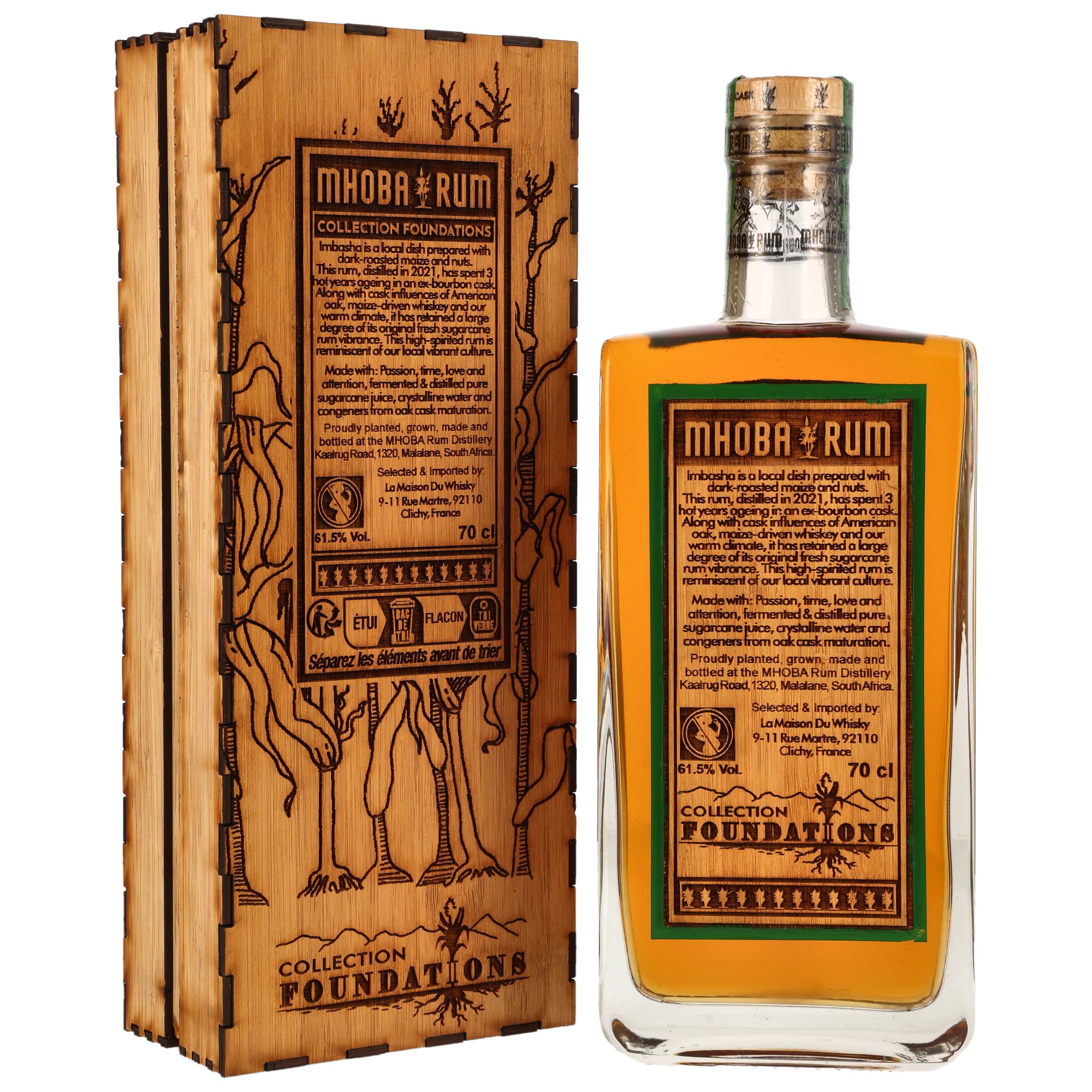 Mhoba Imbasha 2021/2024 - 3 y.o. - Bourbon Cask #WRD 6 - Foundations