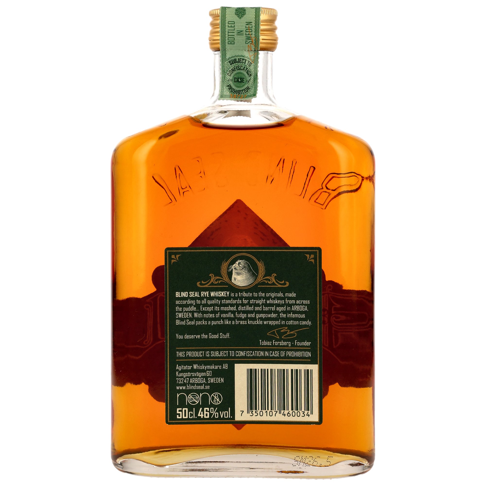 Agitator Blind Seal Straight Rye Whisky