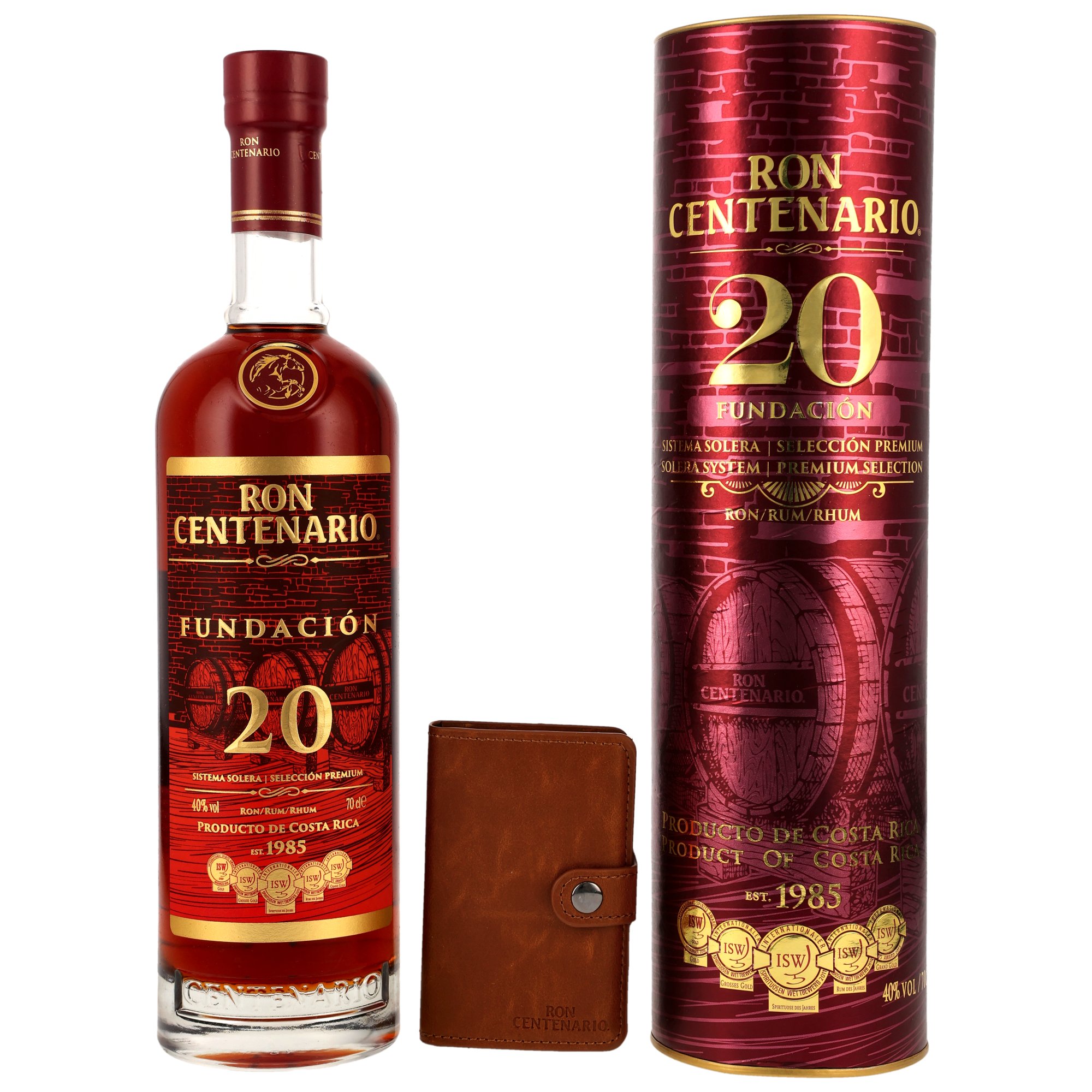 Centenario 20 y.o. Fundacion in Tube + Kartenetui