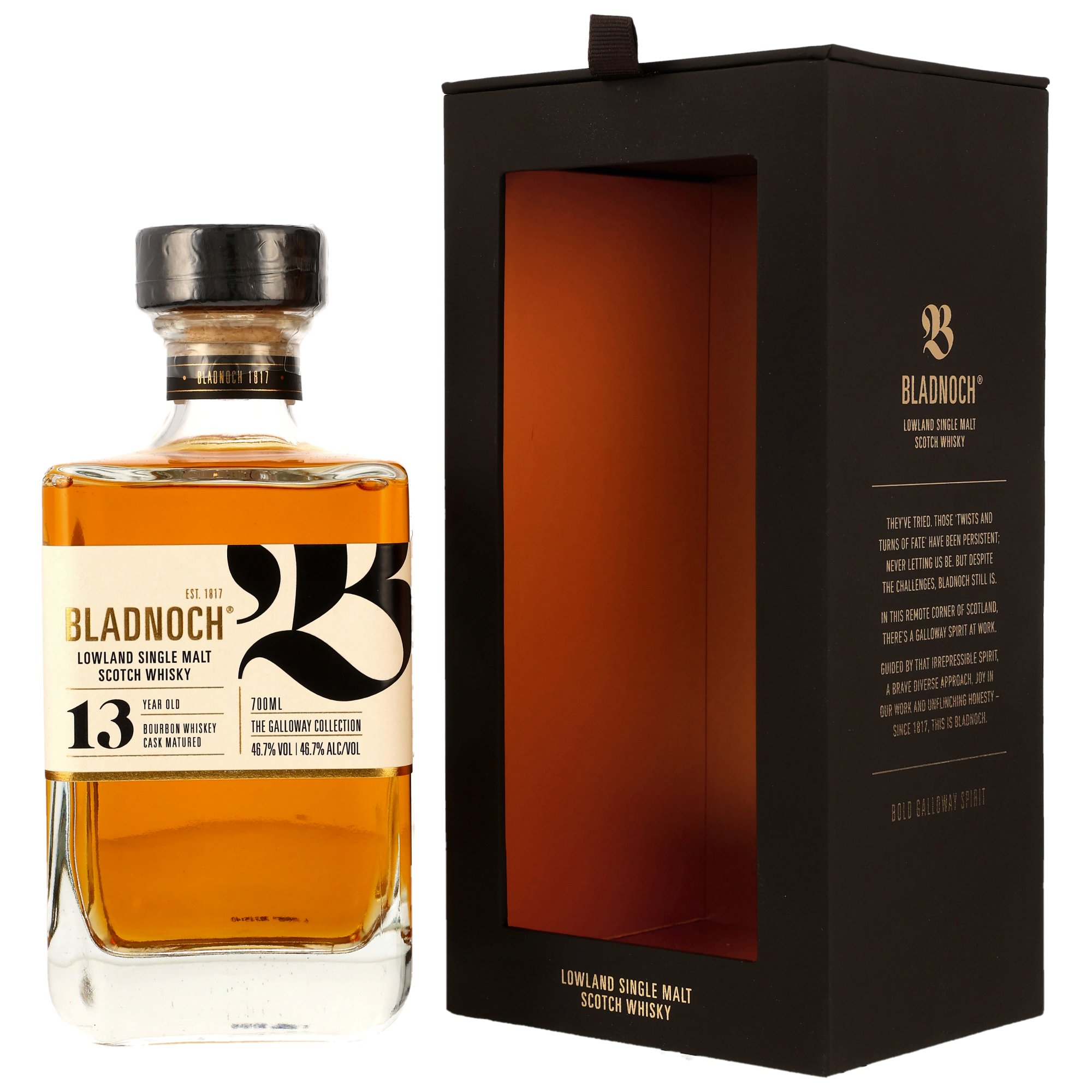 Bladnoch 13 y.o. Single Malt - Bourbon Cask - The Galloway Collection