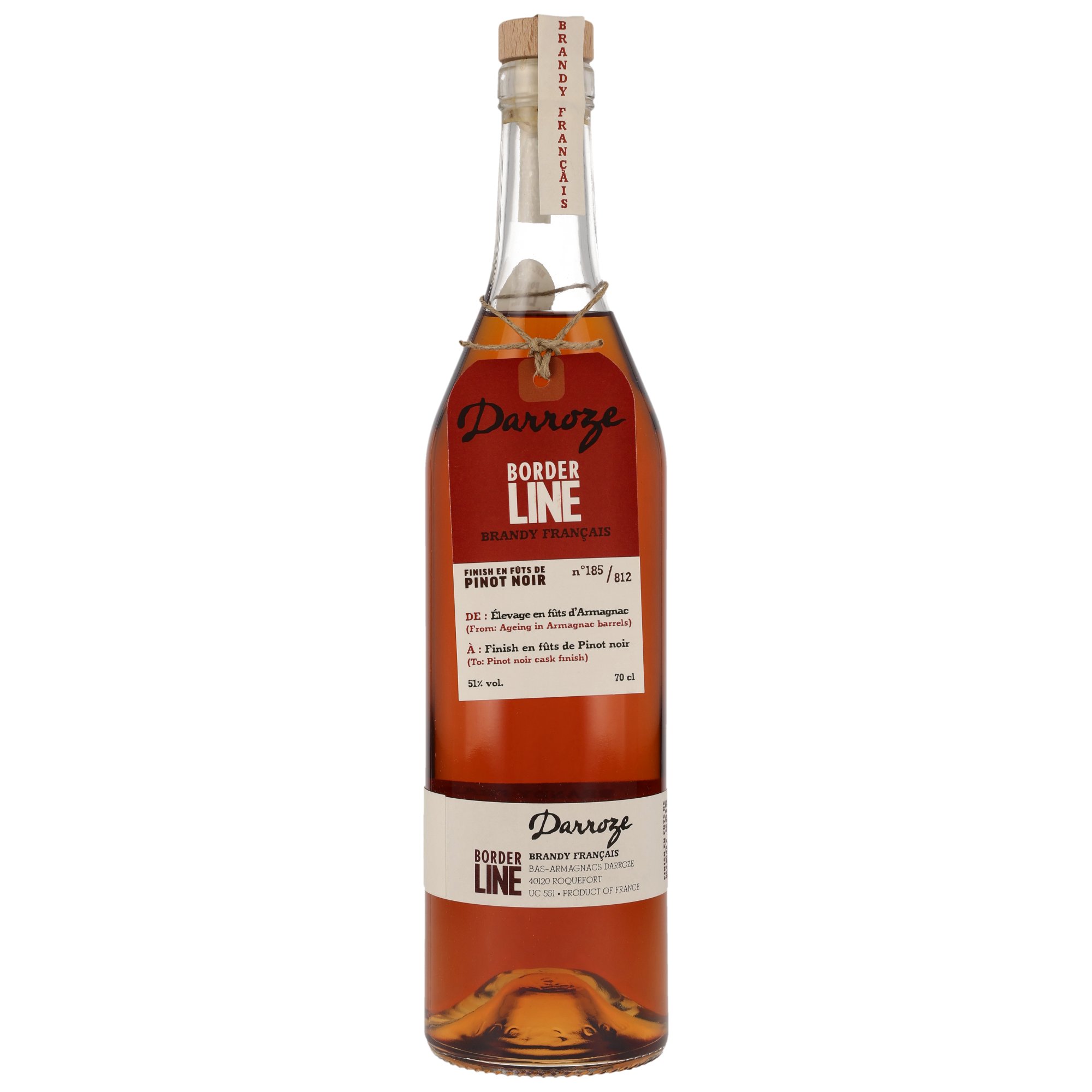 Borderline Brandy Français Pinot Noir Finish - Armagnac Darroze