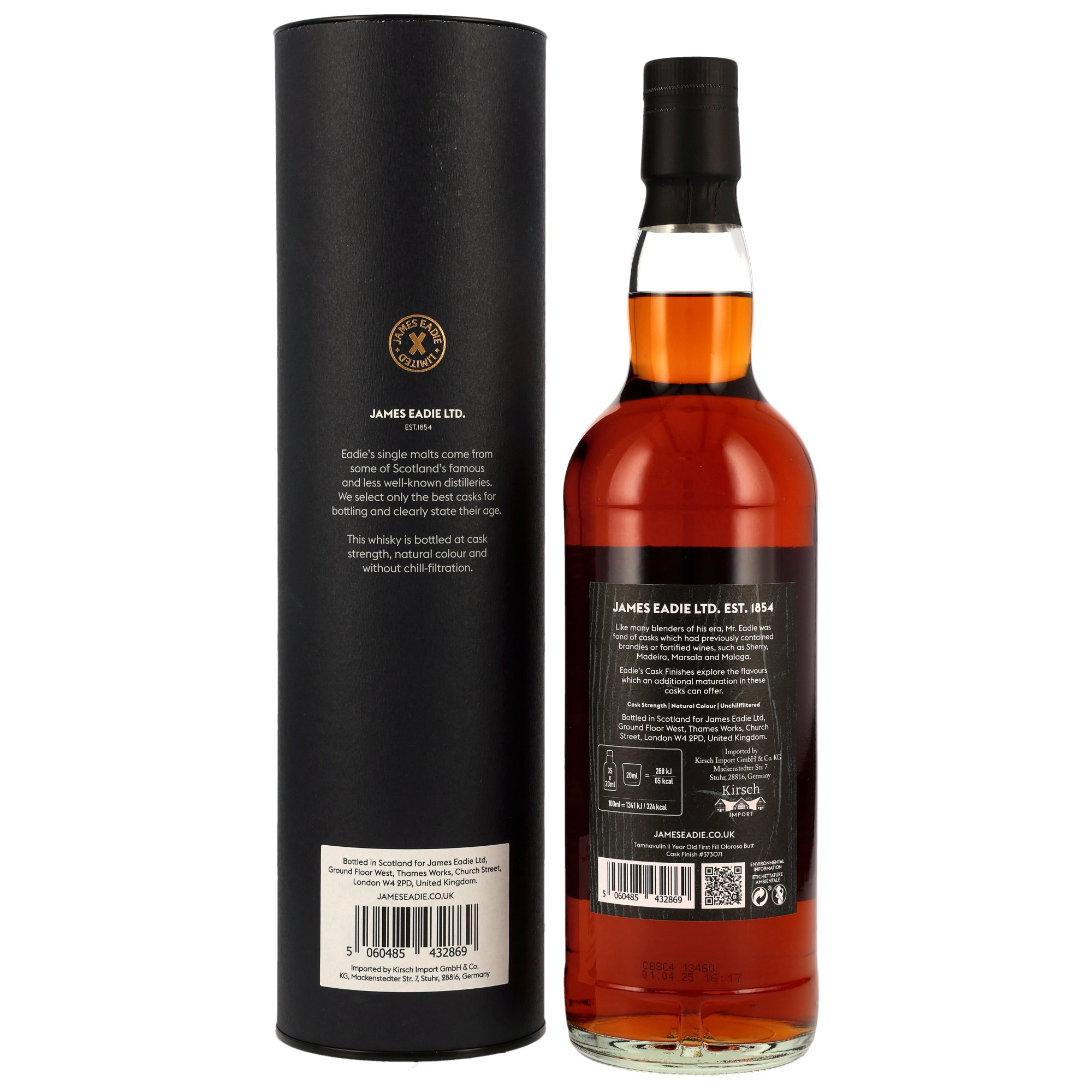Tamnavulin 2013/2025 - 11 y.o. - 1st Fill Oloroso Sherry Butt #373071 - James Eadie - Germany Exclusive
