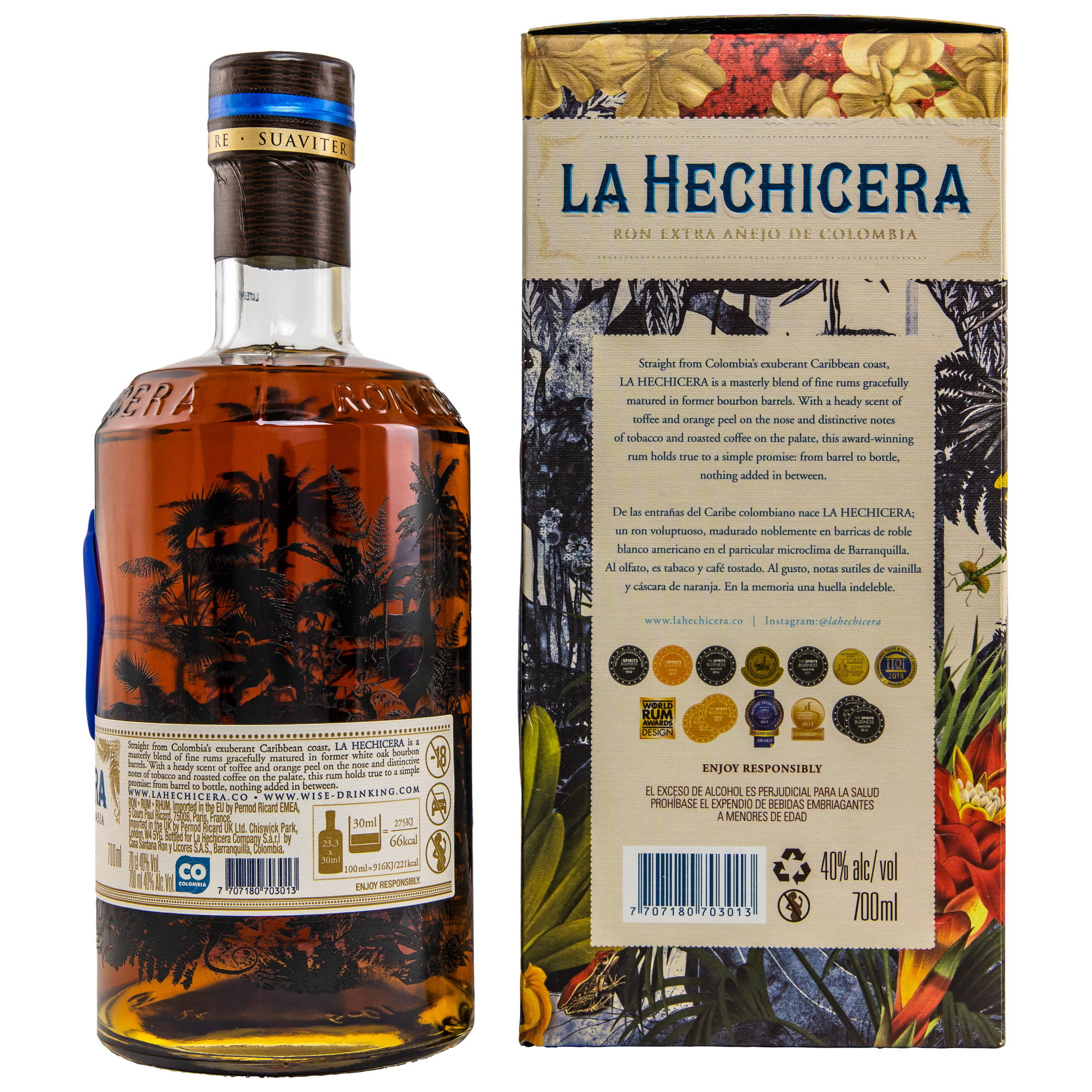 La Hechicera Rum (Kolumbien) Reserva Familiar - in GP