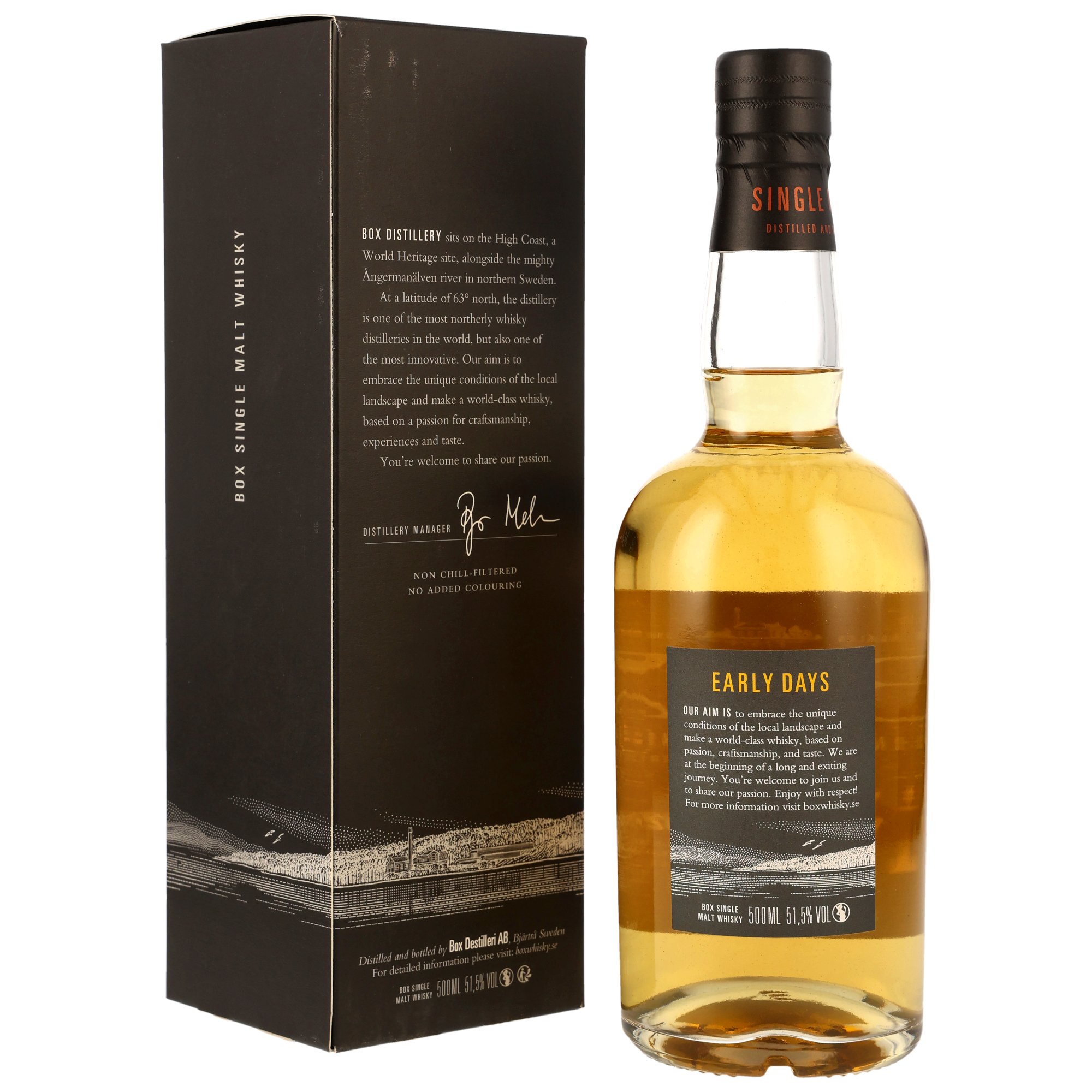 Box Single Malt Whisky Early Days - Batch 002