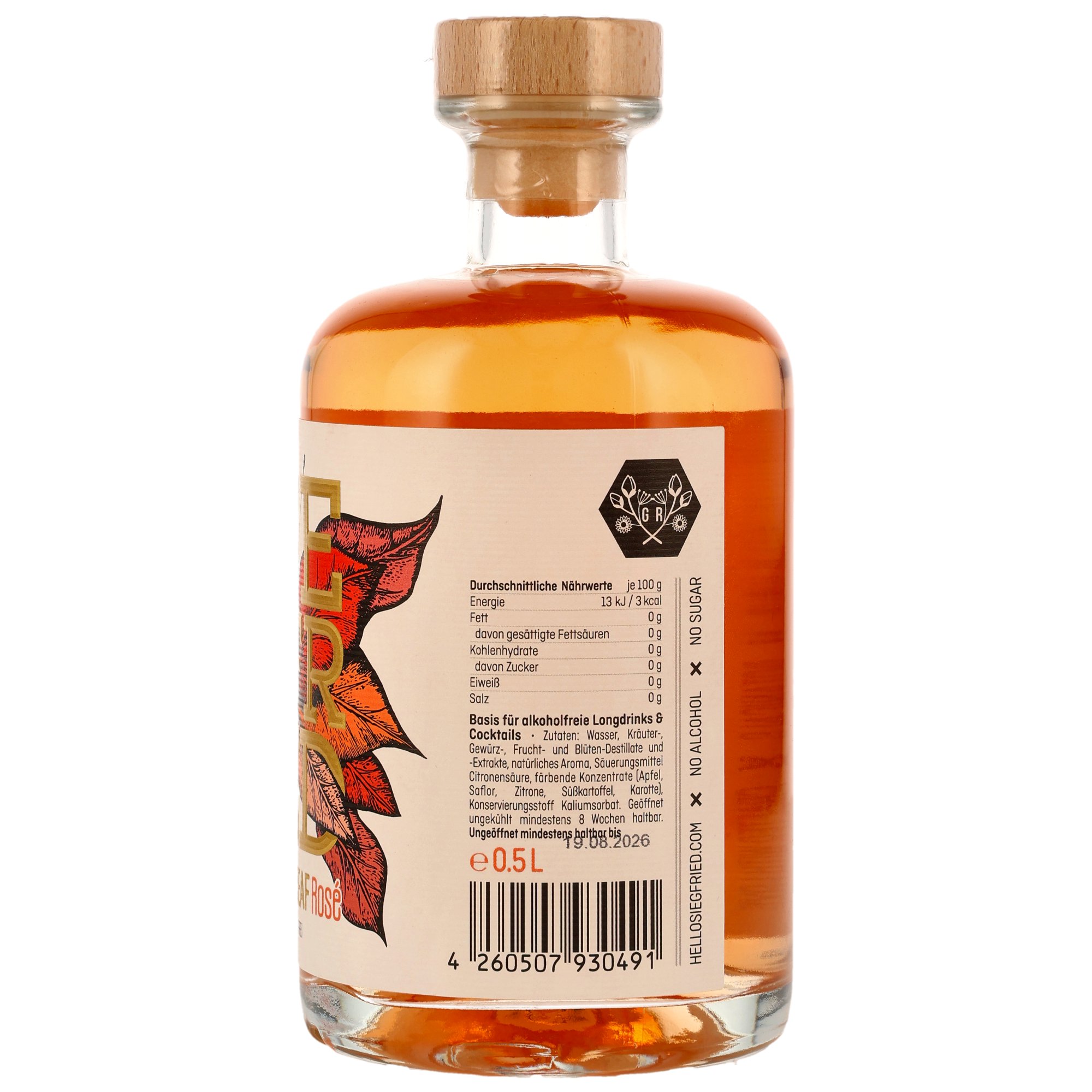 Siegfried Wonderleaf Rose alkoholfrei - MHD-Artikel