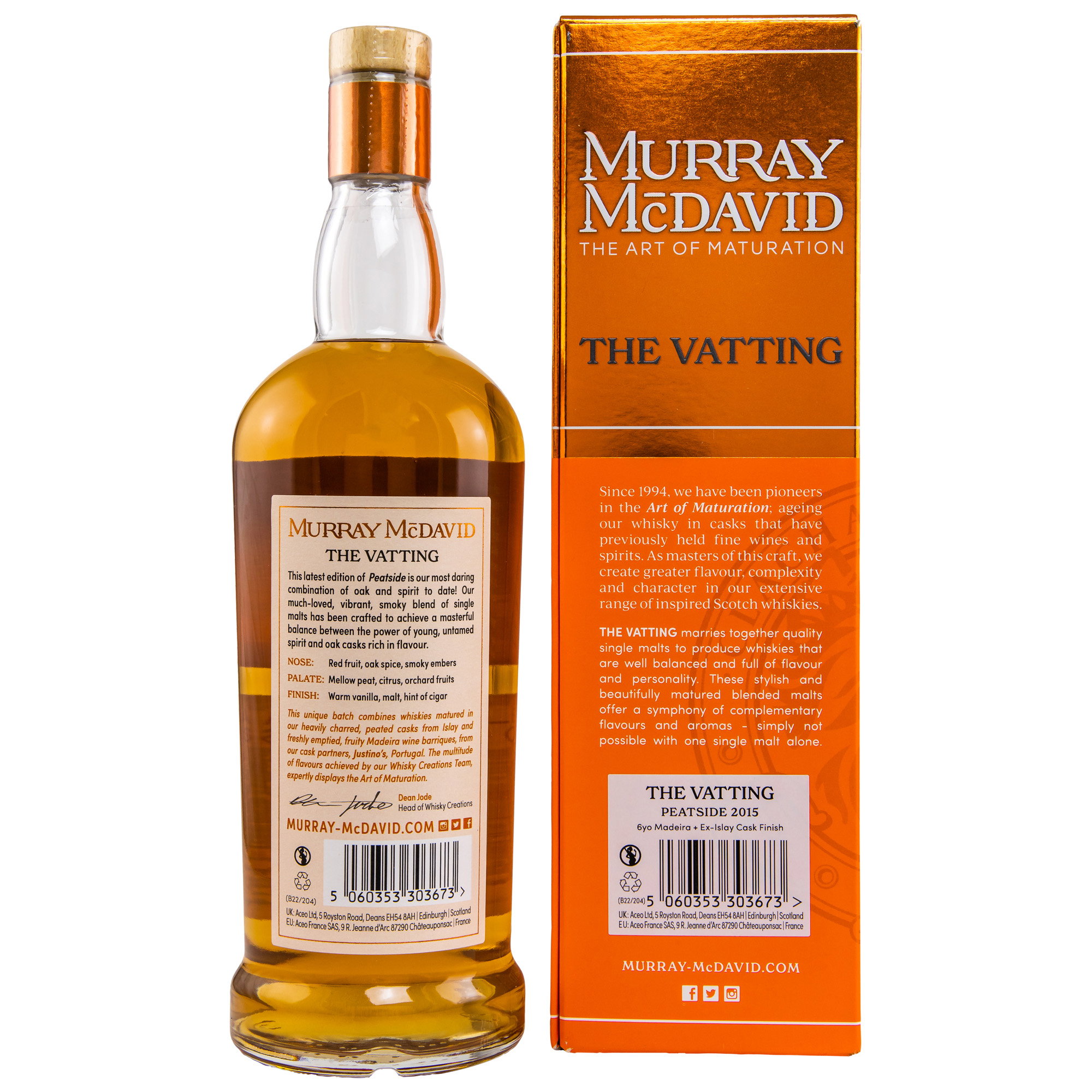 Peatside 2015/2022 - 6 y.o. - Madeira + Ex Islay Cask - Murray McDavid